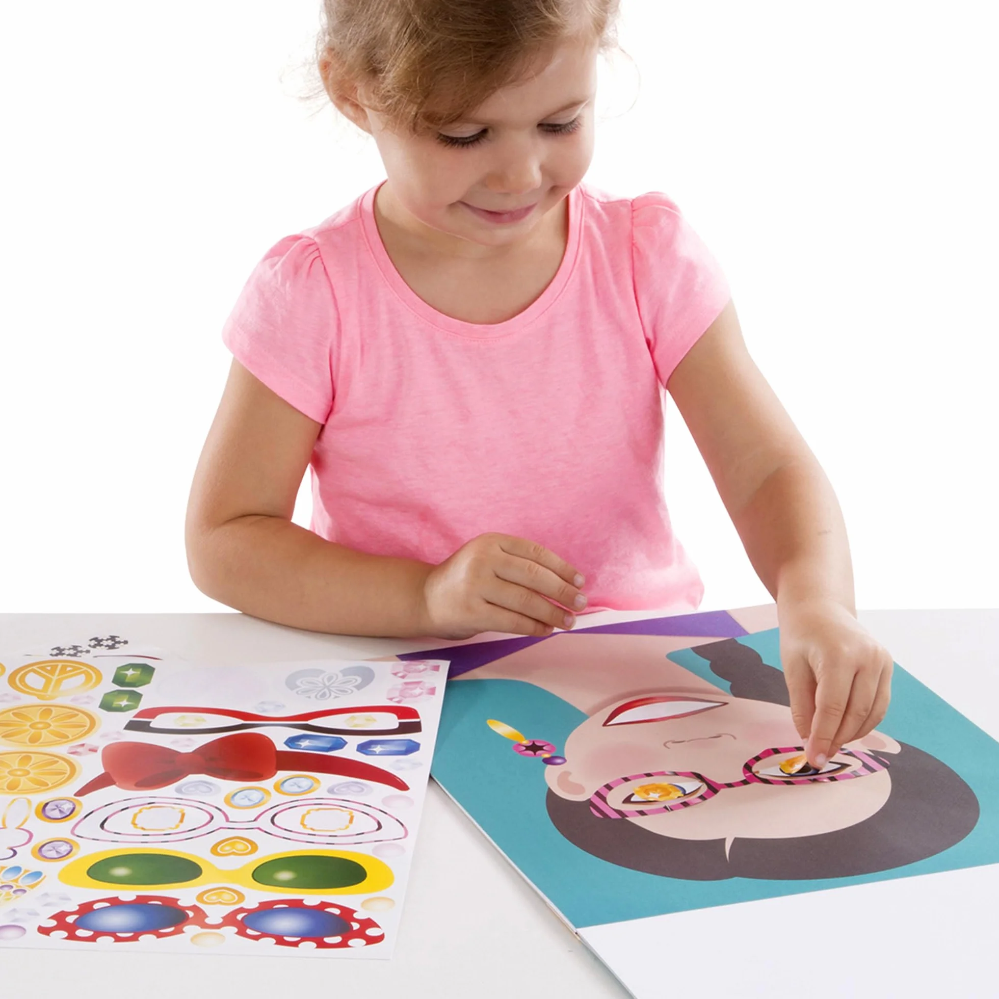 Melissa & Doug – Blok z Naklejkami do Tworzenia Twarzy | Zadania | 3+ | Prezent dla Chłopca lub Dziewczynki