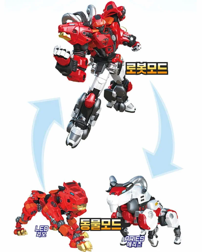 Young Toys Metalion Autochanger Aero Automatyczna transformacja Robot Połączony robot