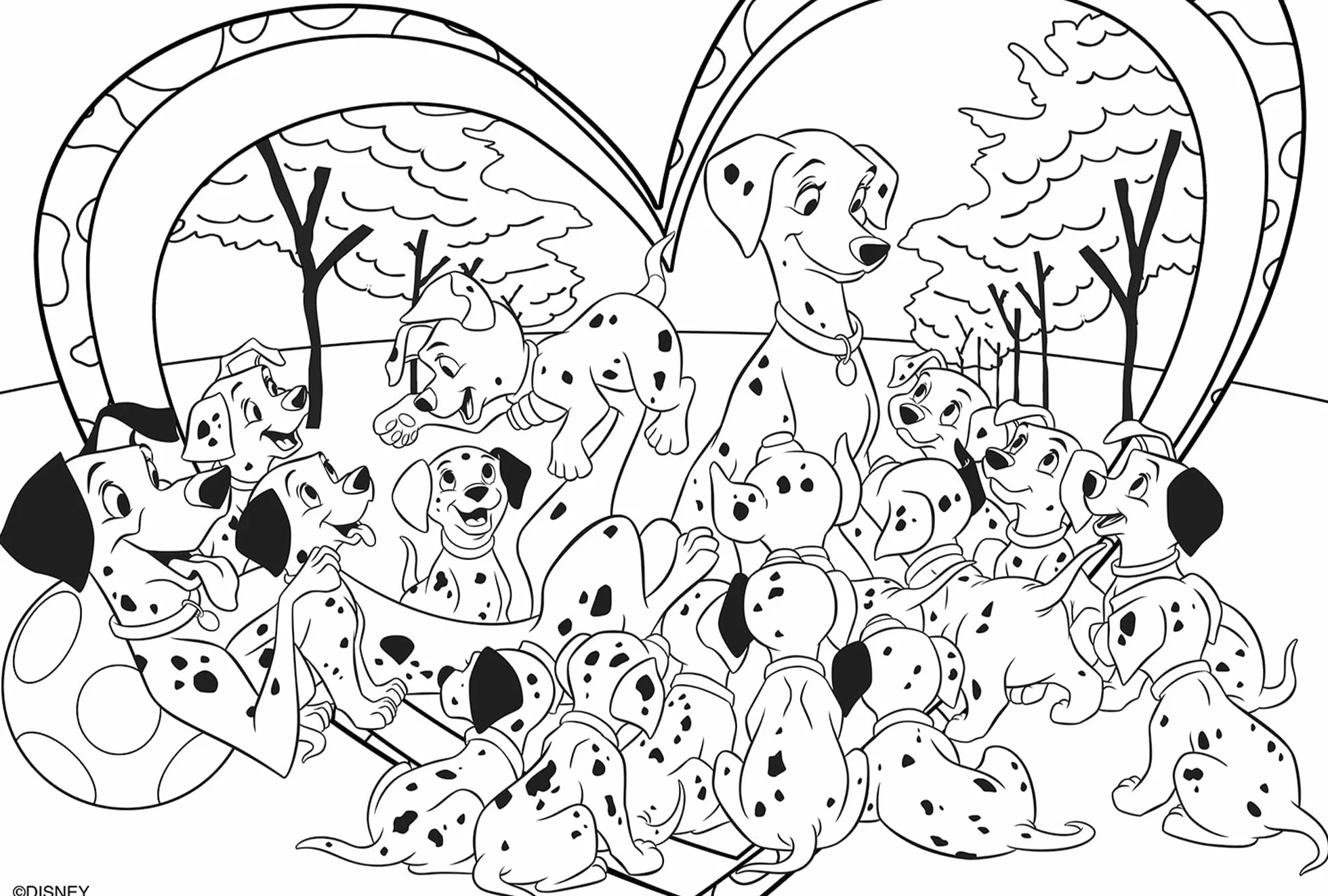 Lisciani Puzzle Maxi Floor 24 piezas 2 en 1 Doble Cara Disney 101 Dálmatas