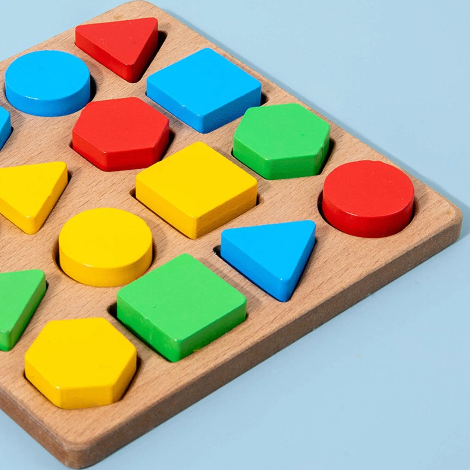 Układanka Kształtów,Sortowanie i Dopasowywanie Edukacyjna Zabawka | 16-elementowe Klocki Puzzle - Do Podróży Dla Chłopców Dziewczynek 3+ Prezent dla Dzieci Szkolny Zajęcia