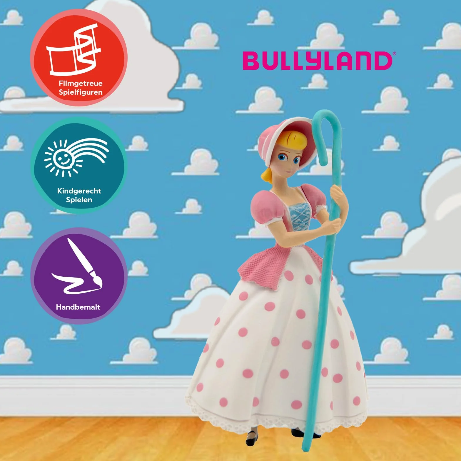 Bullyland 12778 - Figurka do zabawy porcelanowa z Disney Pixar Toy Story, ok. 10,5 cm, wierna w szczegóły, idealna jako mały prezent dla dzieci od 3 lat
