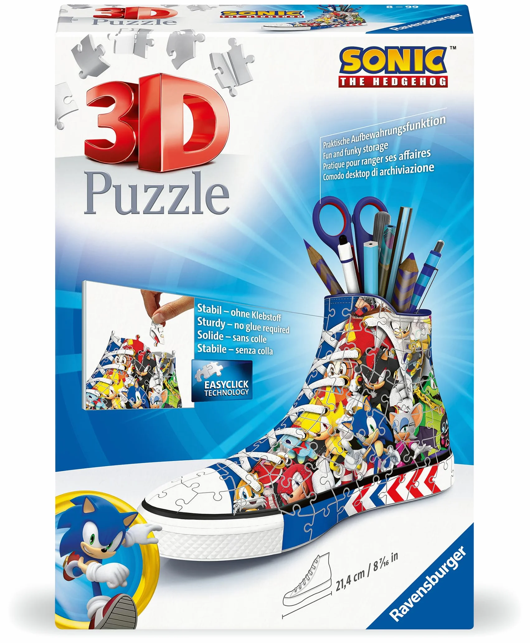 Ravensburger Puzzle 3D Trampek Sonic