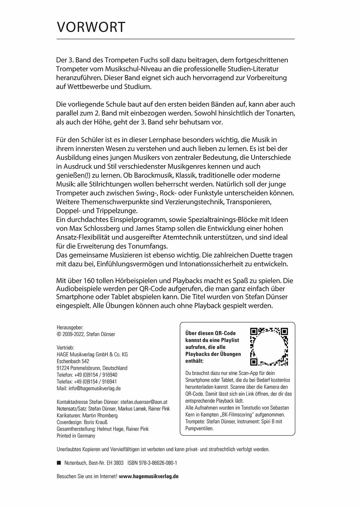 Trompeten Fuchs Band 3: Die geniale und spaßige Trompetenschule