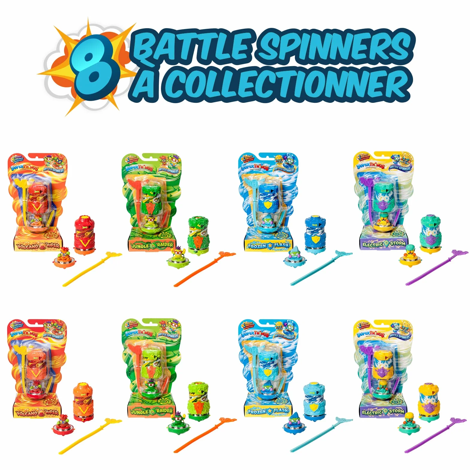SUPERTHINGS RIVALS OF KABOOM Battle Spinners Jungle Raider 1 Spinner 1 SuperThing Exclusive