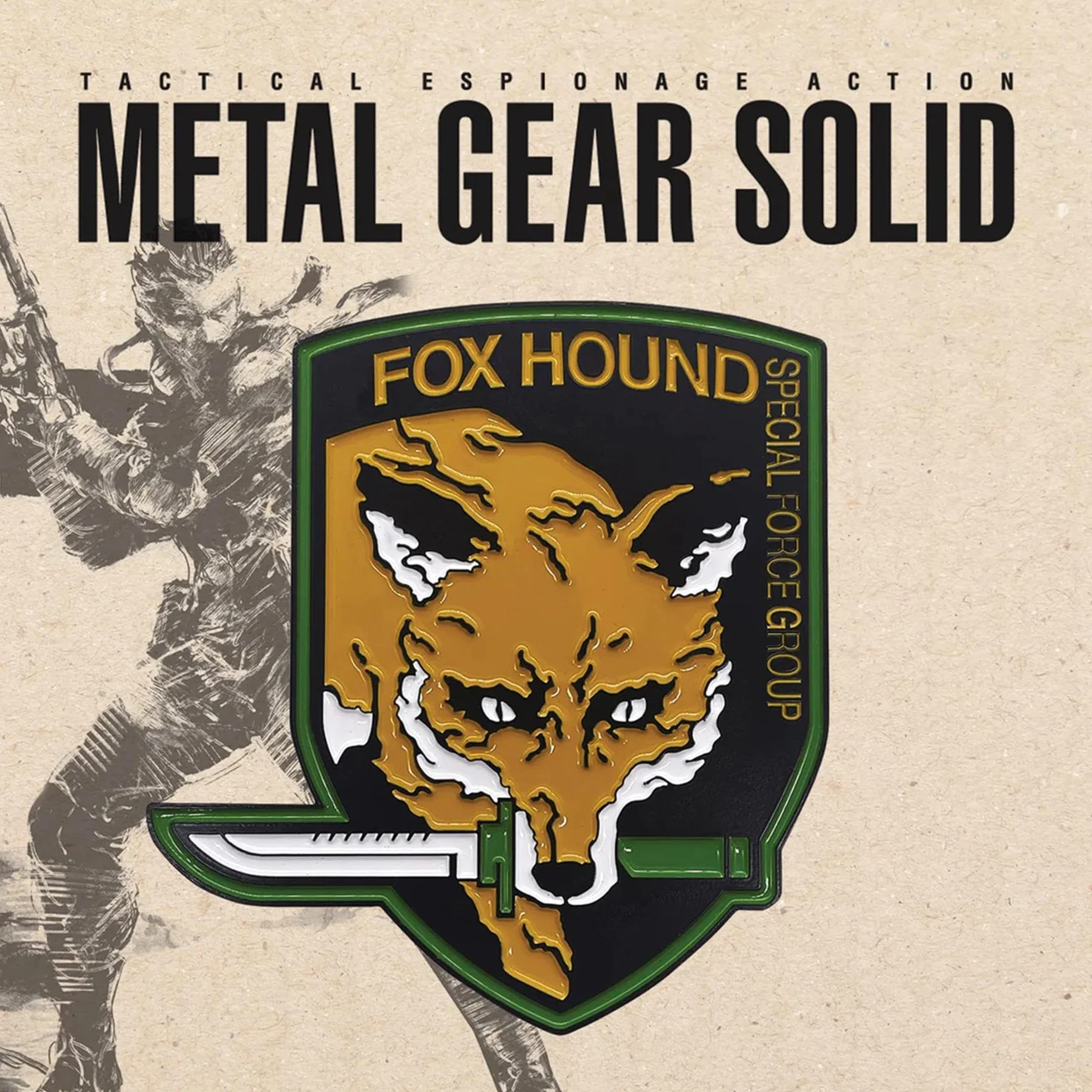 Metal Gear Solid FOXHOUND Insignia limitowana edycja sztabka
