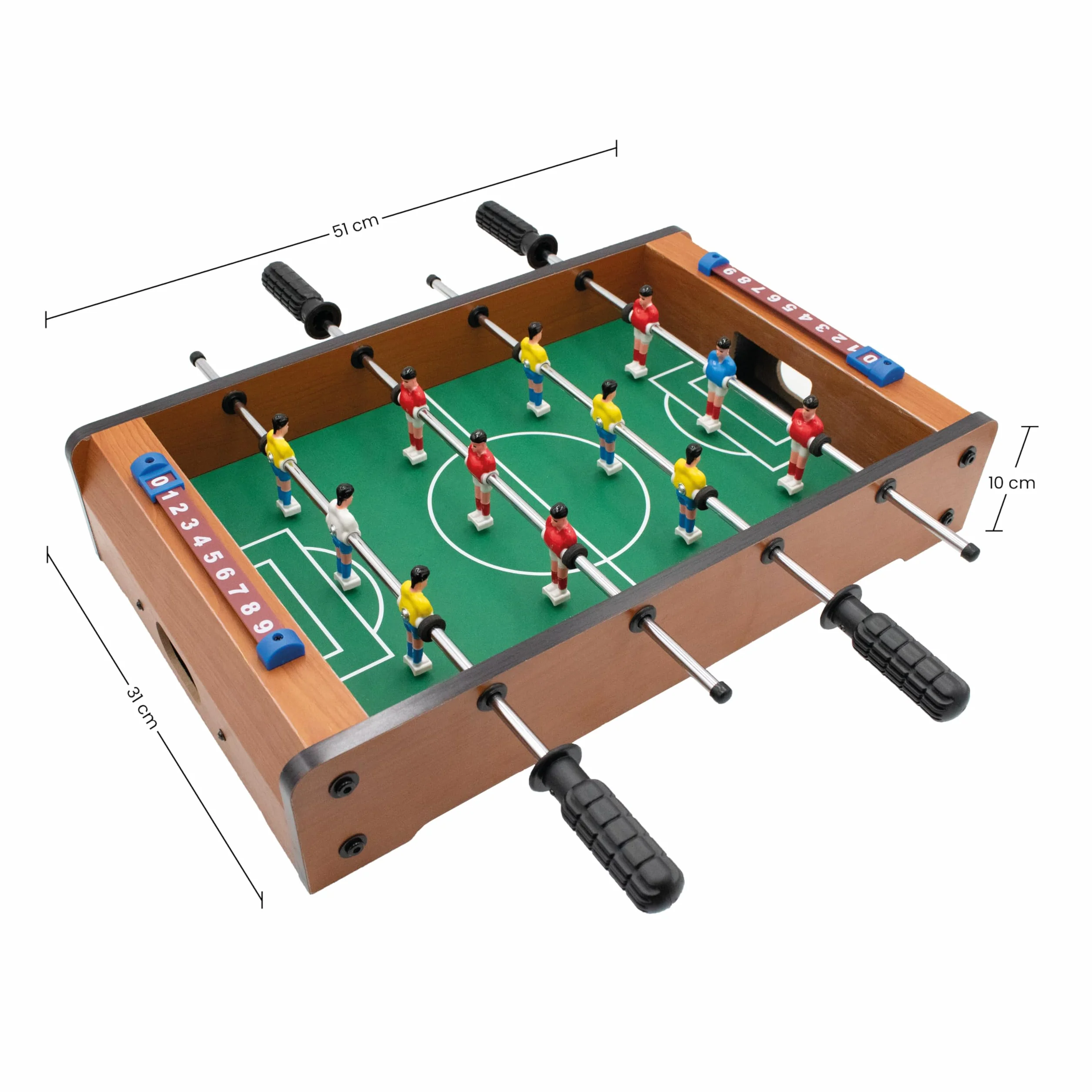 Kyto Piłkarzyki Stołowe, Kicker, Impreza dla Dzieci i Dorosłych, 70 x 35 cm lub 51 x 31 cm (51 x 31 cm)