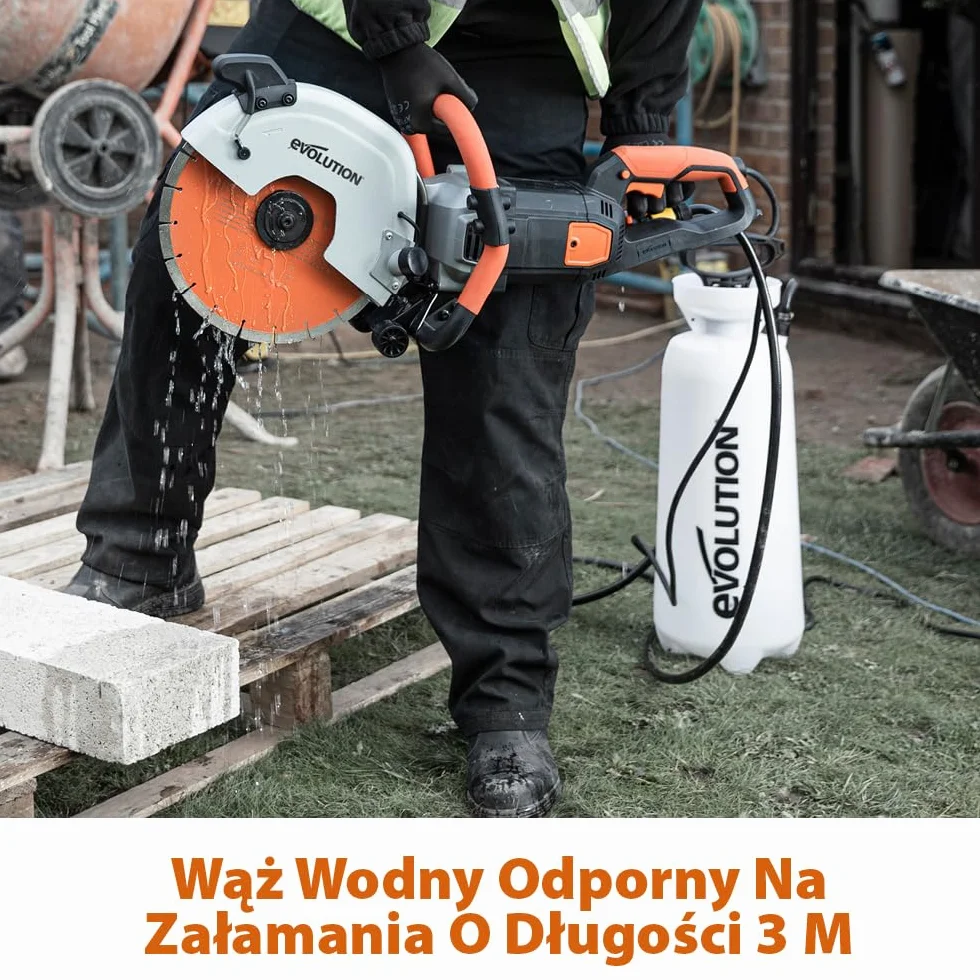 Evolution Power Tools 012-0010 nóż tarczowy pompka ręczna butelka na wodę