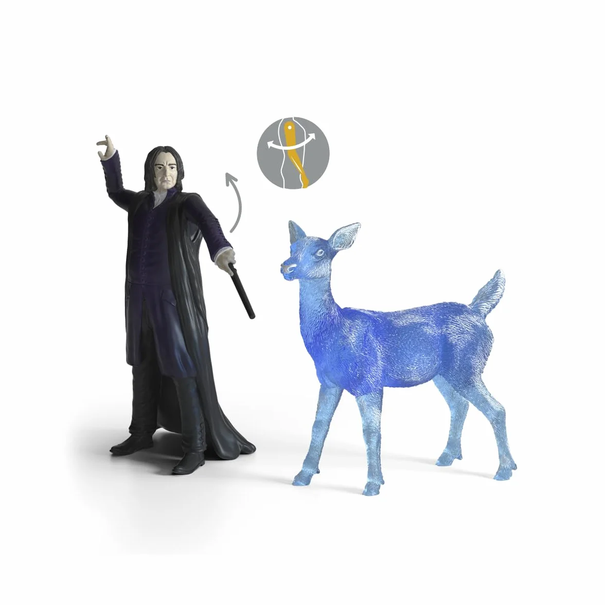schleich 42683 Profesor Snape i Patronus, od 6 lat, WIZARDING WORLD - figurka, 16 x 11 x 18 cm