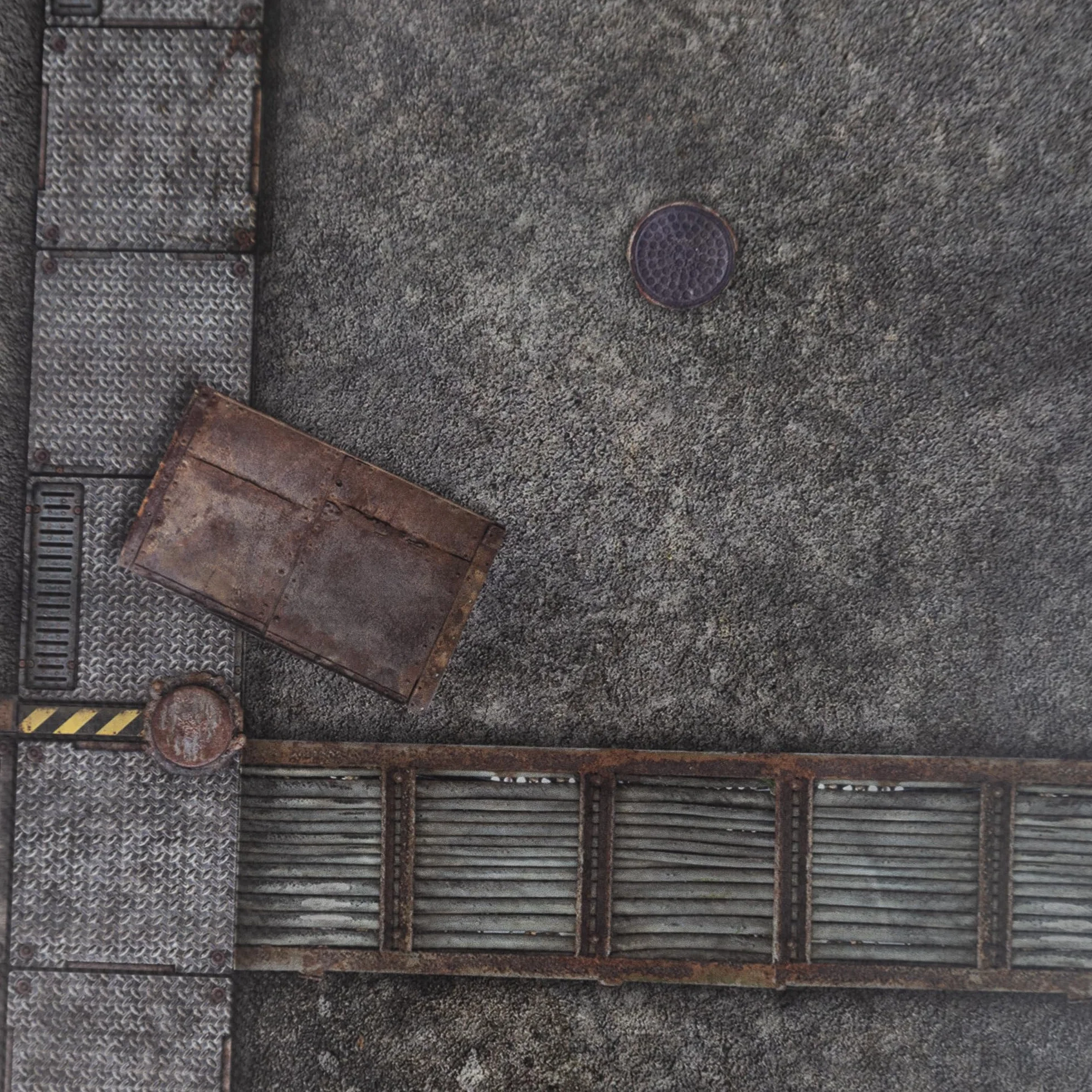 Mata do Wargaming - WH40K: Kill Team - 30"x22" / 76x56 cm - Upadłe miasto