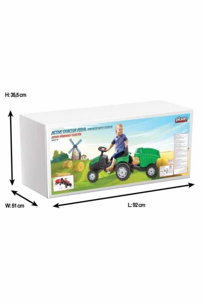 Pilsan Pilsan07 316 Aktywny traktor owy i przyczepa-zielony