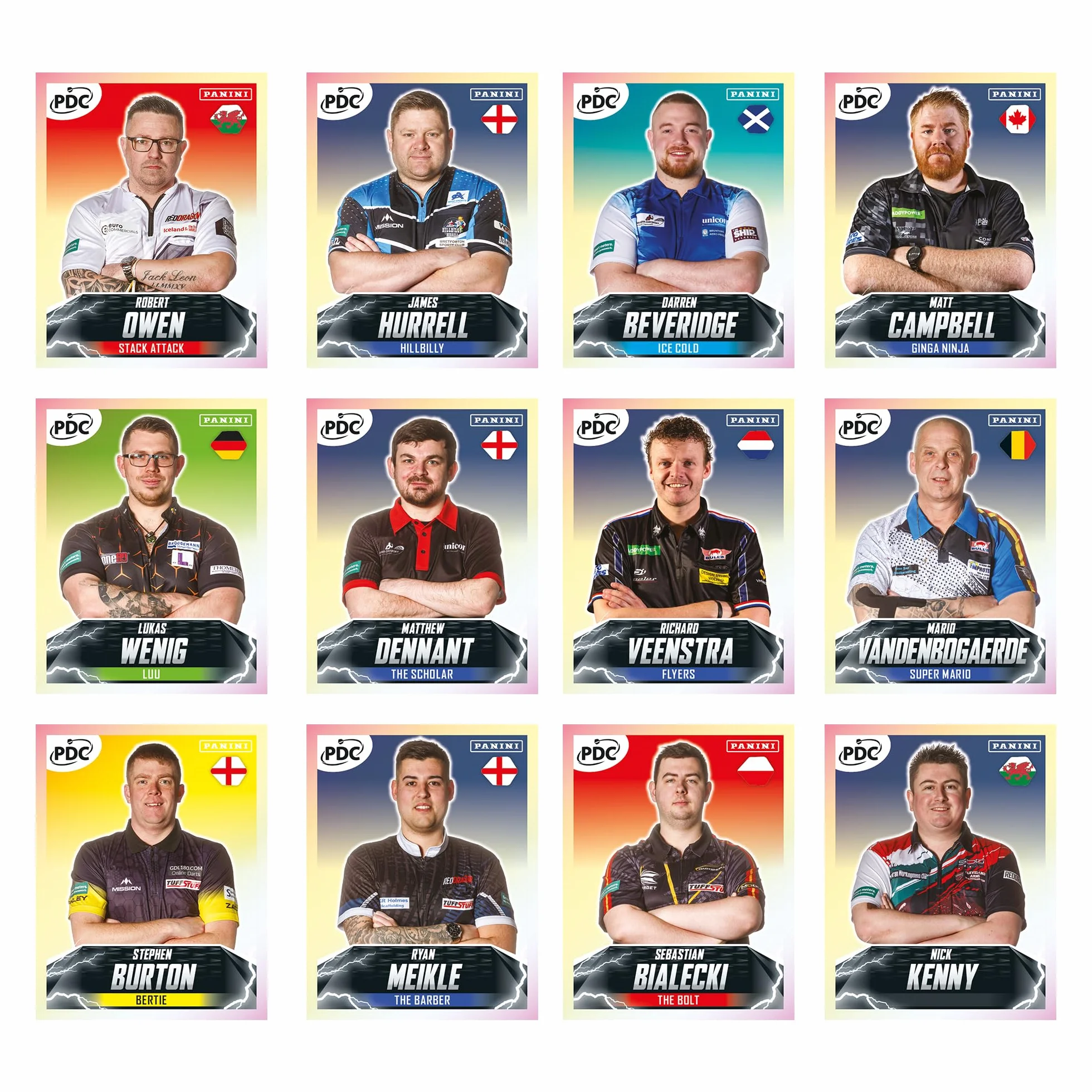 World Darts Championship Kolekcja naklejek puszka kieszonkowa