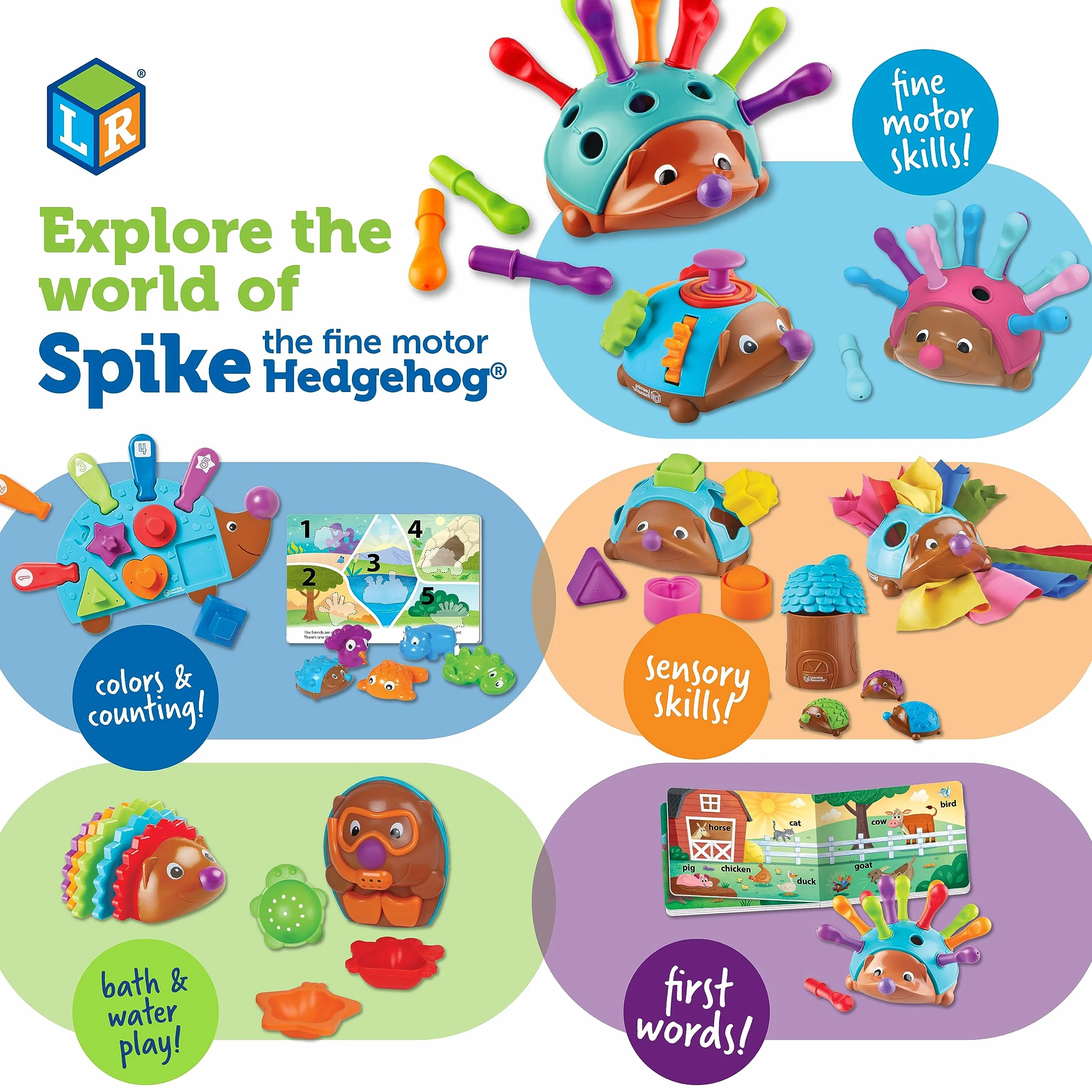 Learning Resources Spike The Fine Motor Hedgehog Zabawka