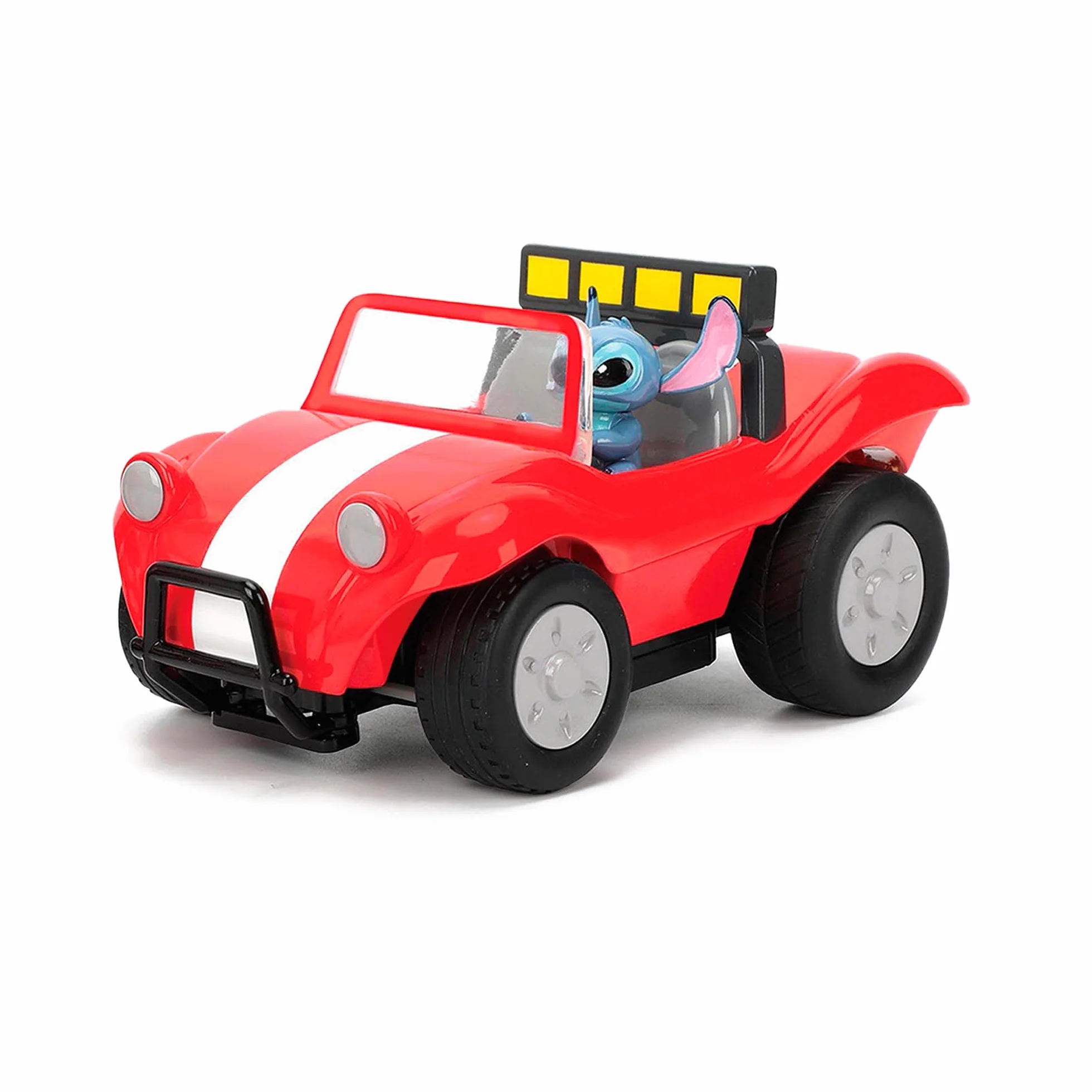 Jada 9336369314R00 Disney Stitch Samochód zdalnie sterowany Buggy w skali 1:24 (ok 19 cm);funkcja turbo