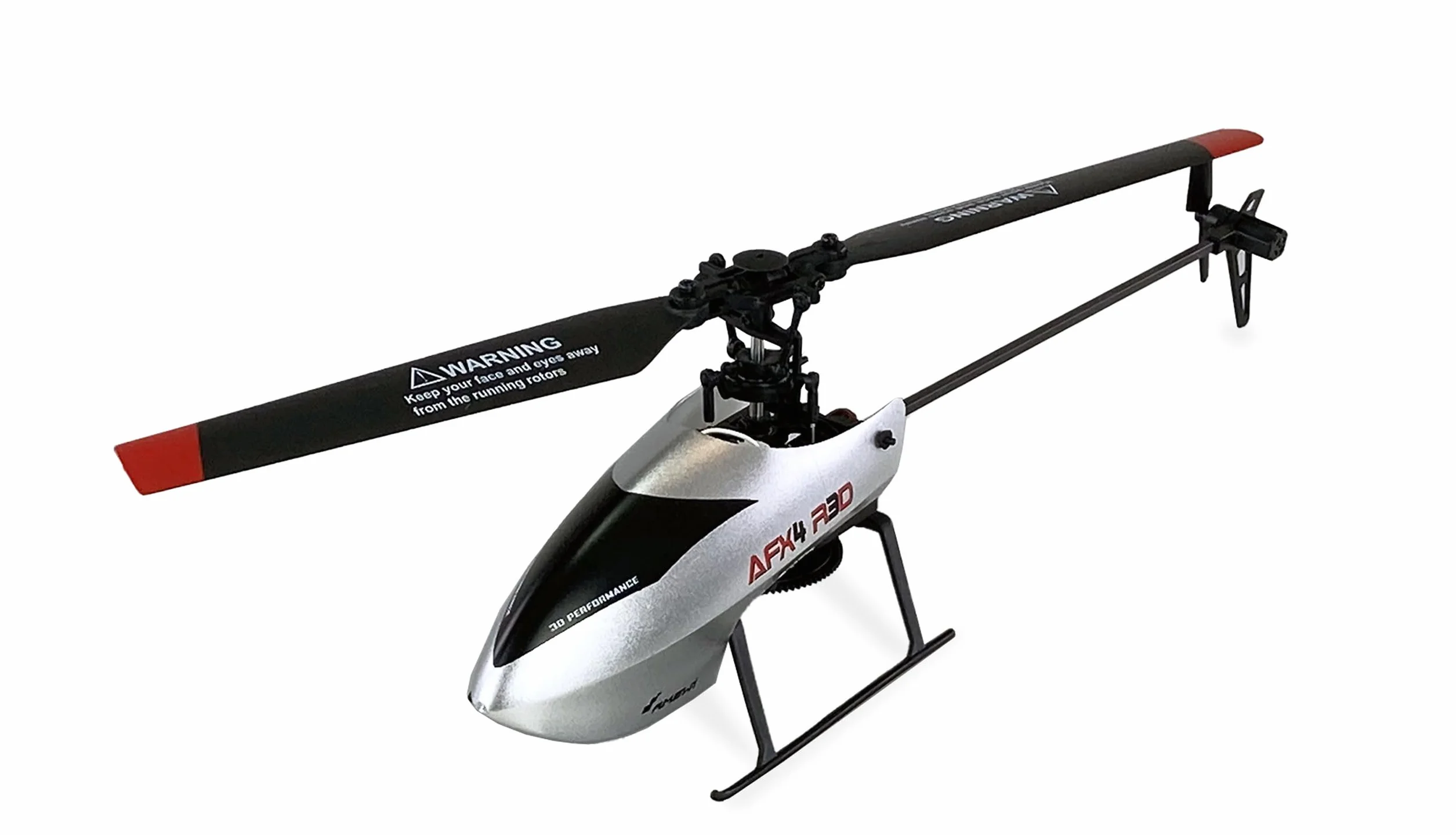 Amewi 25329 AFX4 R3D helikopter z pojedynczym rotorem, 4-kanałowy 6G, w zestawie funkcja toczenia 3D, automatyczne uruchamianie i automatyzacja RTF