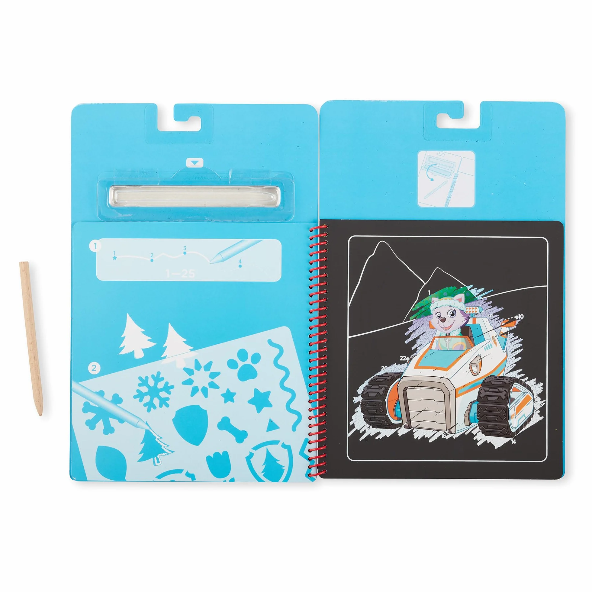 Melissa & Doug PAW Patrol Skye Zdrapki Rękodzieło Sztuka i rzemiosło 4+