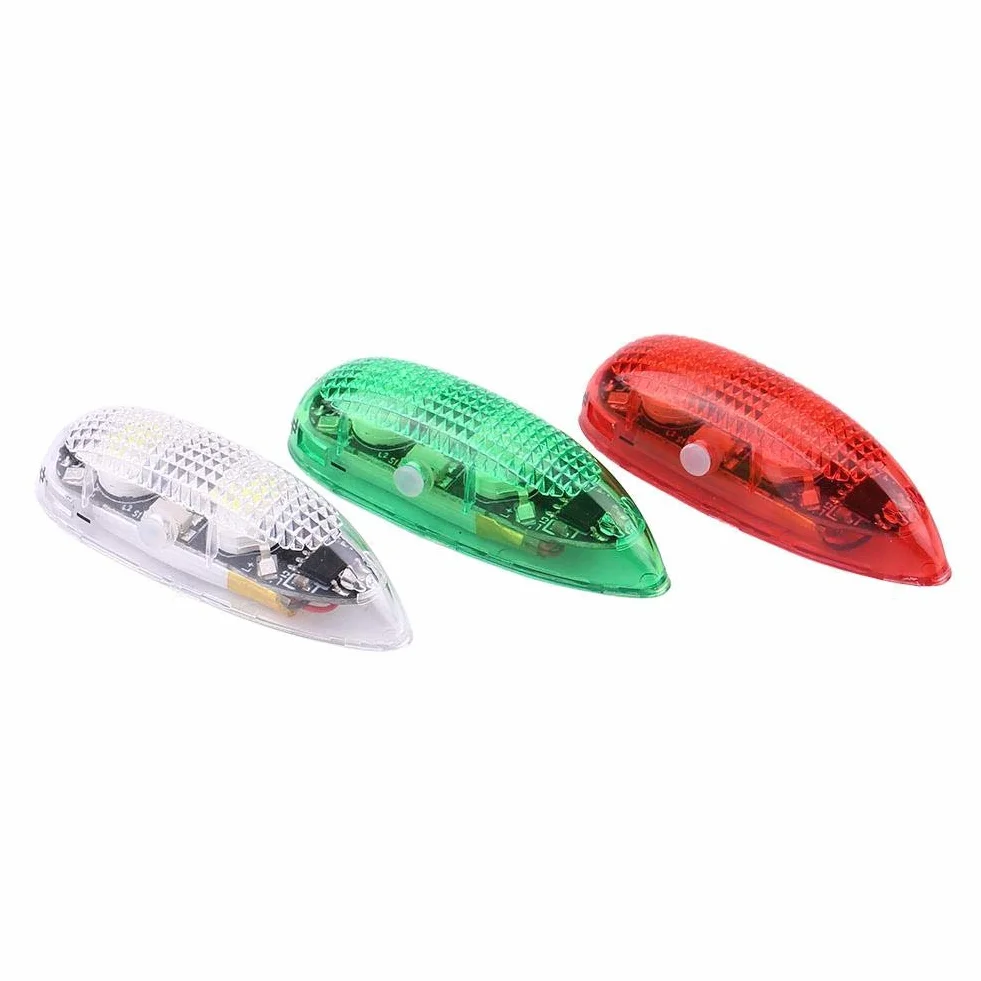 Zestaw oświetlenia LED RC Drone Bezprzewodowe czerwone zielone białe lampy błyskowe LED do RC Fix Wing samolot helikopter 3 szt./zestaw
