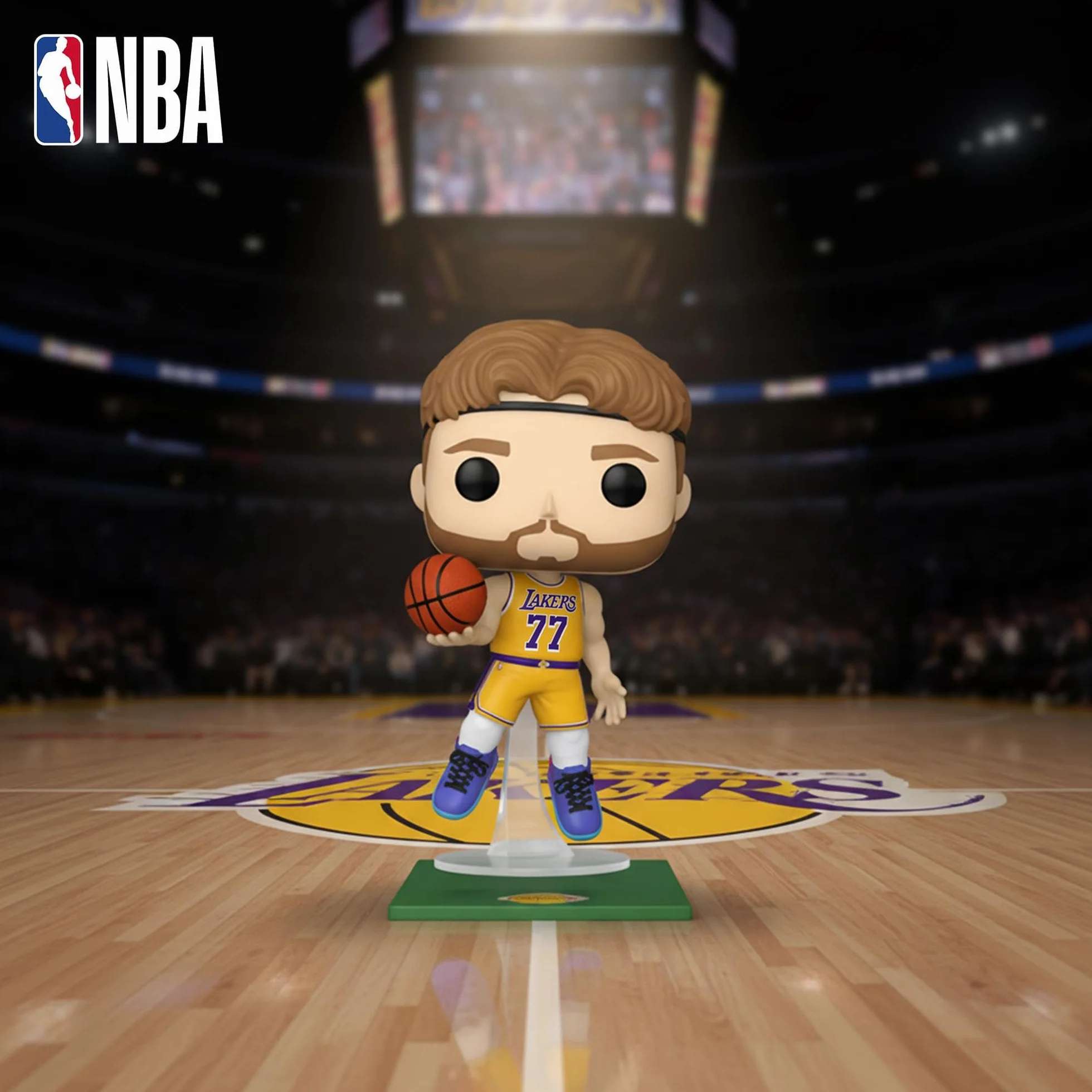 Funko Pop! NBA: Lakers - Luka Dončić - kolekcjonerska figurka winylowa - pomysł na prezent - oficjalny towar - zabawki dla dzieci i dorosłych - dla fanów sportu - figurka dla kolekcjonerów i