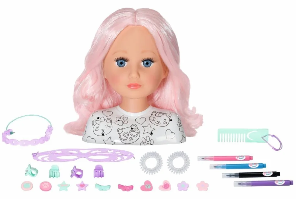 BABY Born 836033 Styling Head Artist, Multi