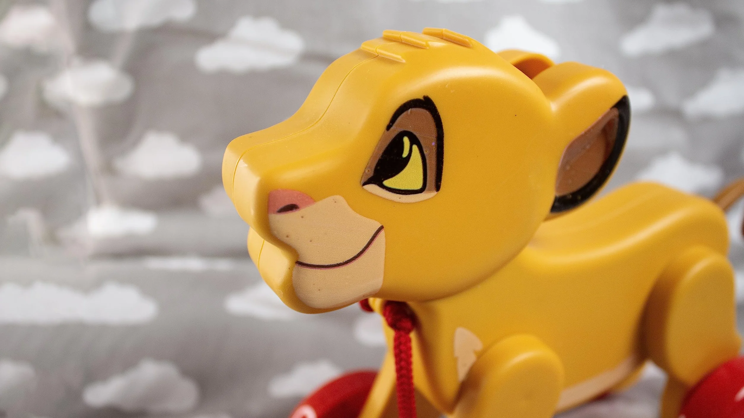 Clementoni - 17815 - Pull Along Disney Simba - Zabawka Dla Pierwszego Wieku Dla Dzieci Od 9 Miesięcy, Zabawka Do Pchania