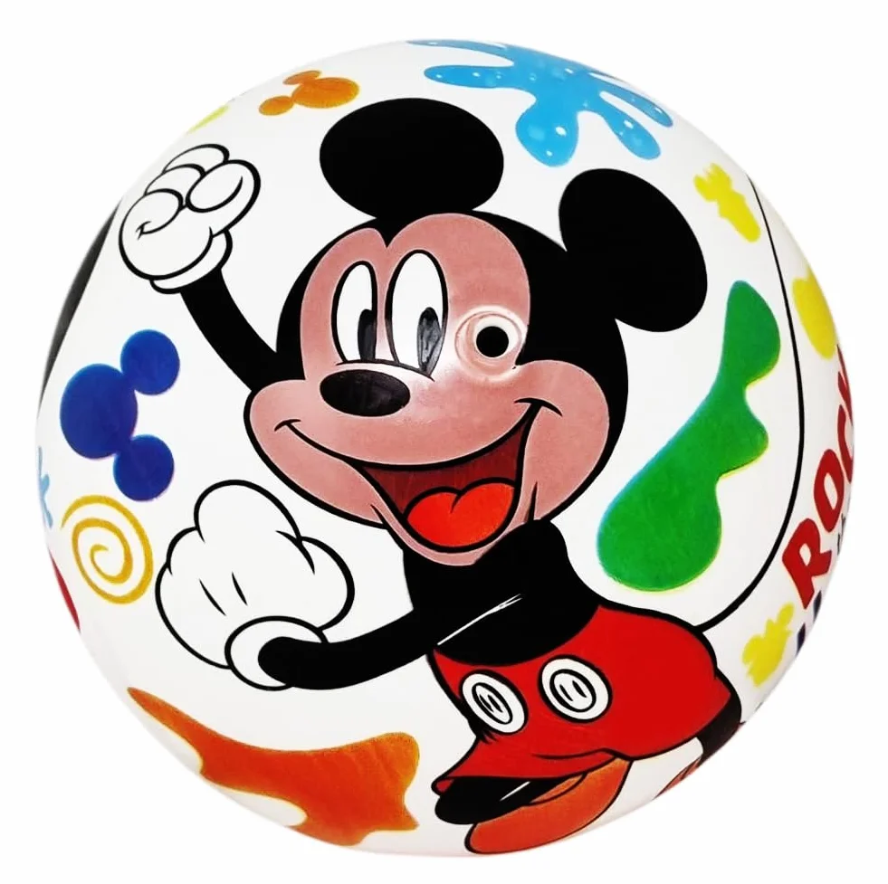 Disney Mickey Mouse Myszka Miki Bioball piłka ręczna do piłki ręcznej plaża ogród 17 cm