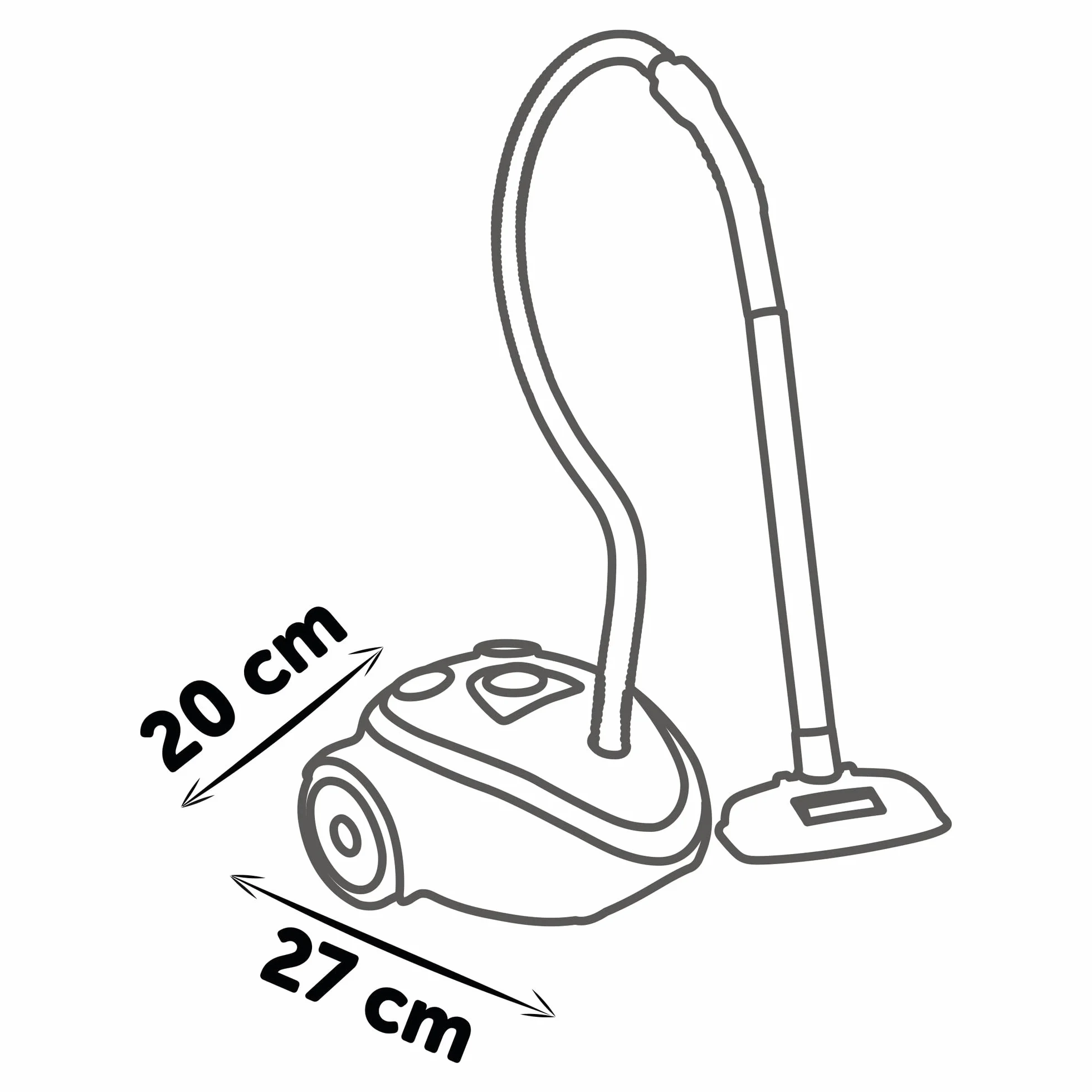 Smoby 7600330217 Odkurzacz z realistycznym dźwiękiem