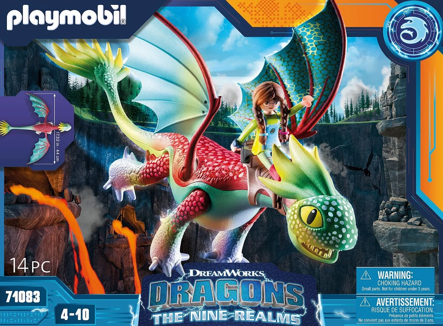 PLAYMOBIL Dragons: The Nine Realms 71083 Piórka i Alex, od 4 lat