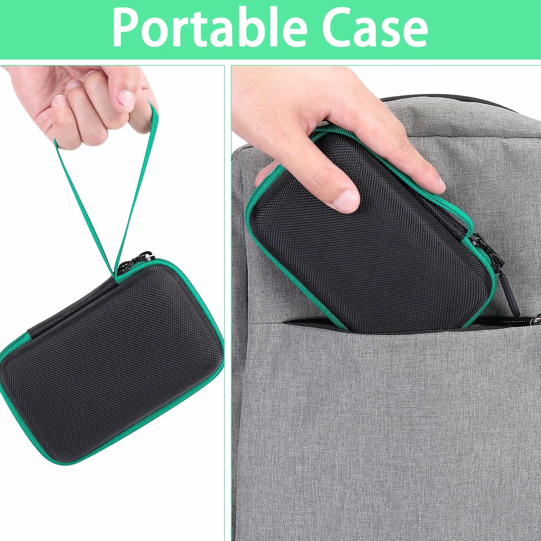Aenllosi Twarde etui kompatybilne z przenośną konsolą Blaze Taito Super Pocket Gaming, kieszeń z siatki na kabel USB i kartridże Evercade (tylko torba) (do Taito)