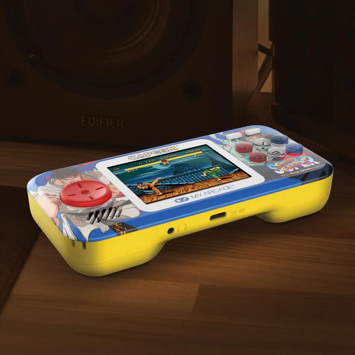 My Arcade Super Street Fighter II Pocket Player Pro ręczny przenośny system gier (2 gry w 1)