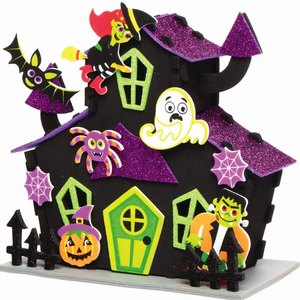 Baker Ross AX257 Halloween Nawiedzony Dom Zestaw 2 szt. Dekoracja