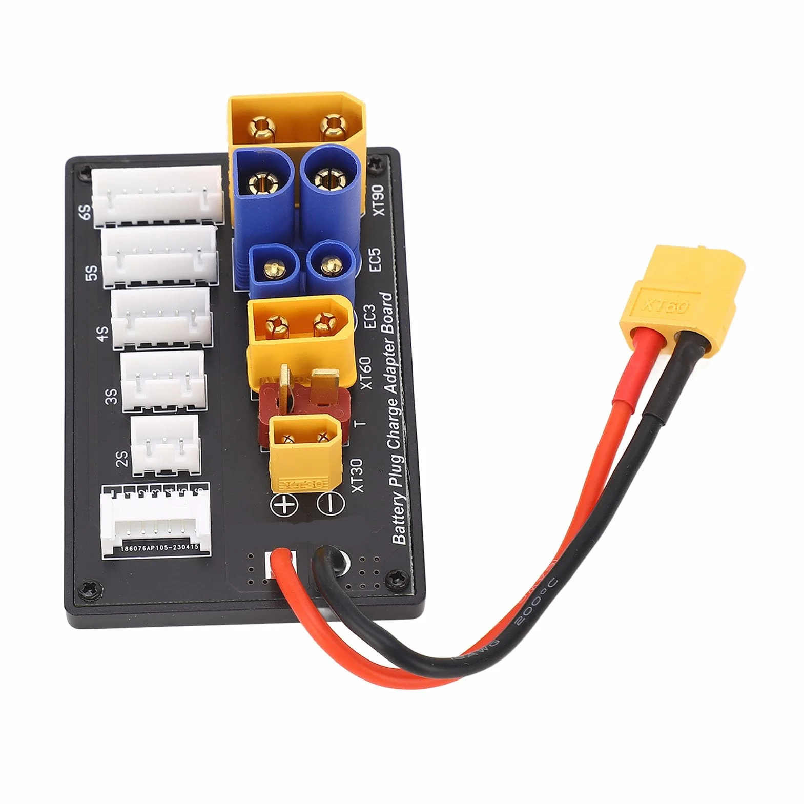 Uniwersalny Adapter Ładowania Równoległego do Akumulatorów RC 6S z Złączami XT90 XT60 EC3 EC5 XT30 Kompatybilny z Ładowarkami RC