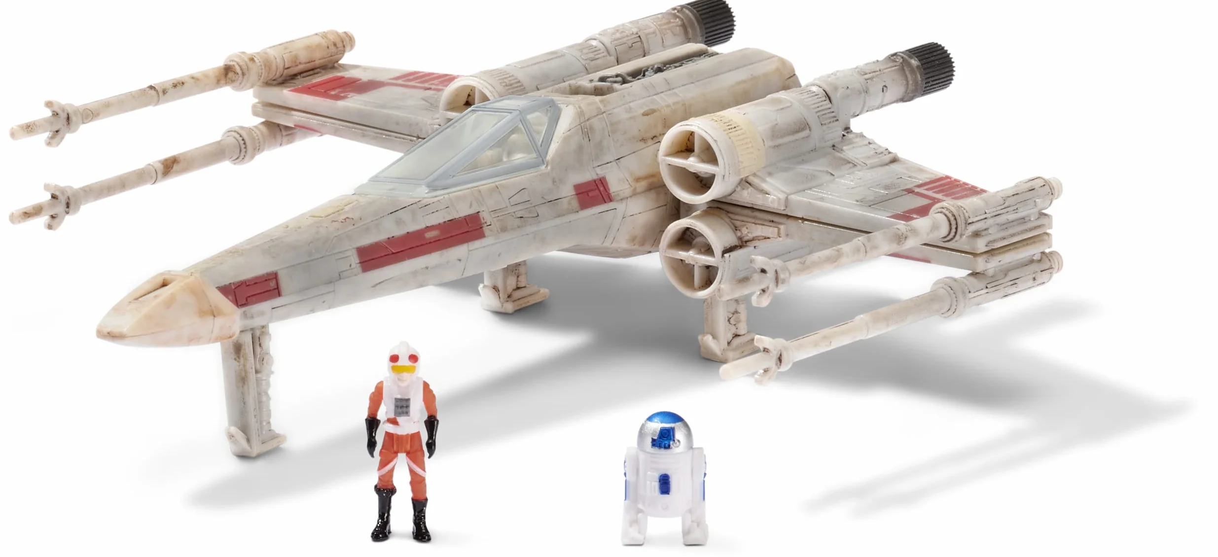 Star Wars SWJ0015 - X-Wing, Luke Skywalker & R2-D2, oficjalny pojazd 12,5 cm z figurkami