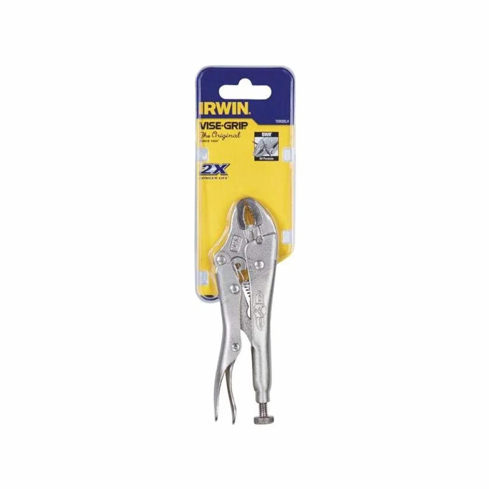 IRWIN V5WR Visegrip zgrzebne szczypce blokujące, 5 cali, srebrne