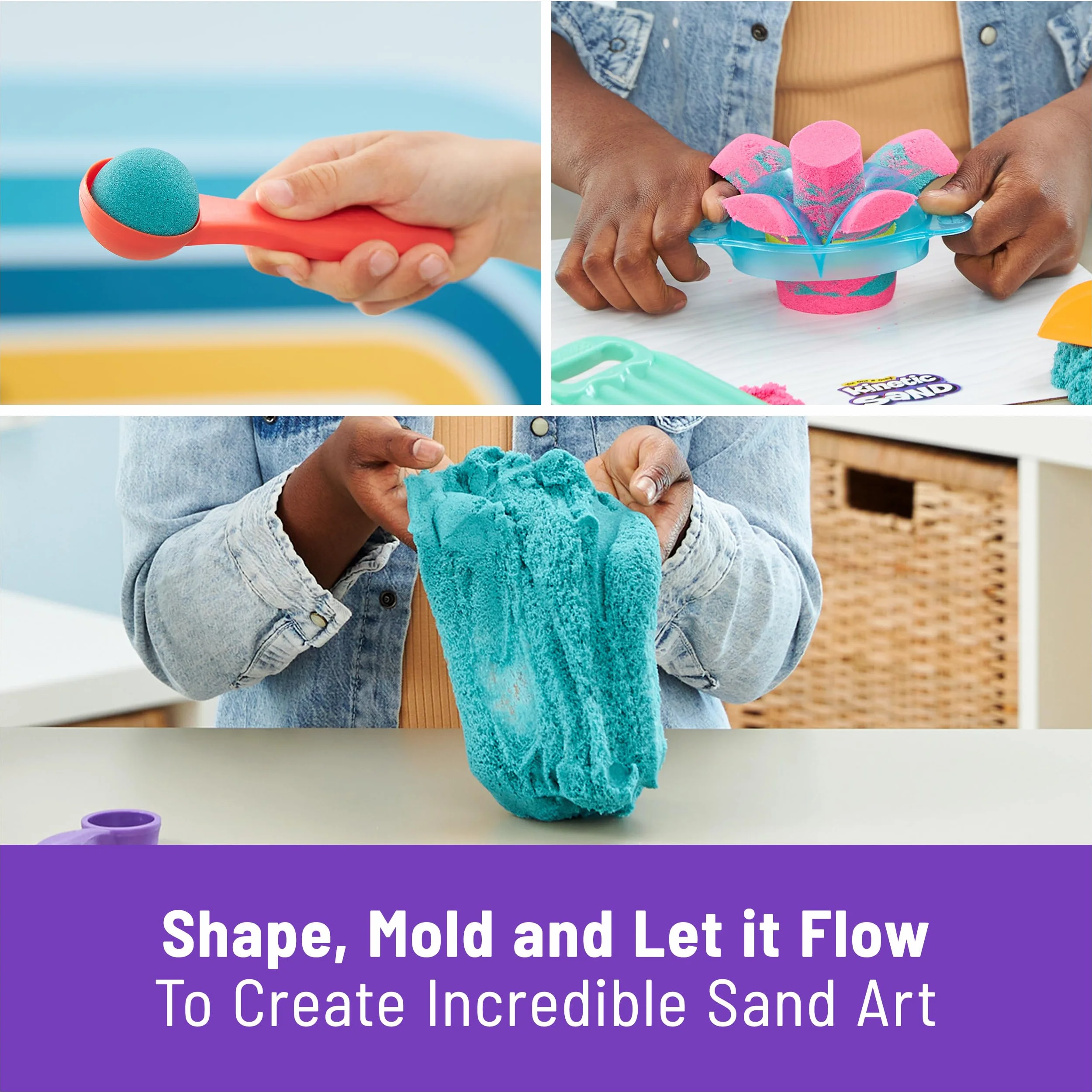 Kinetic Sand - satysfakcjonujący zestaw