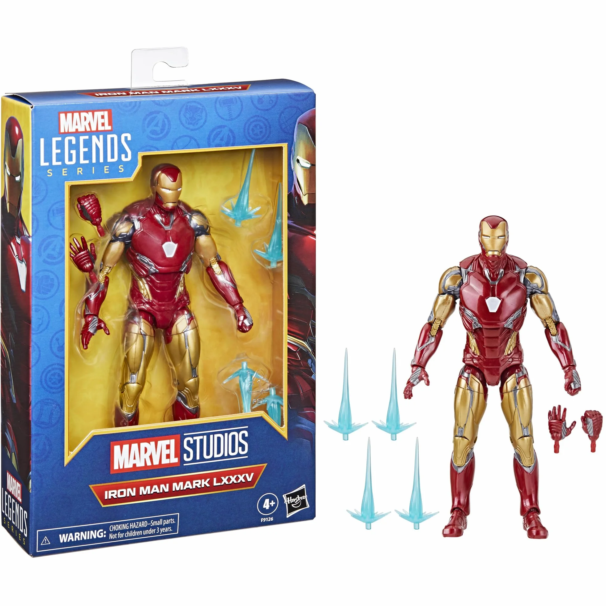 Iron Man Mark LXXXV z serii Marvel Legends, 15-centymetrowa figurka z filmu Avengers: Koniec gry
