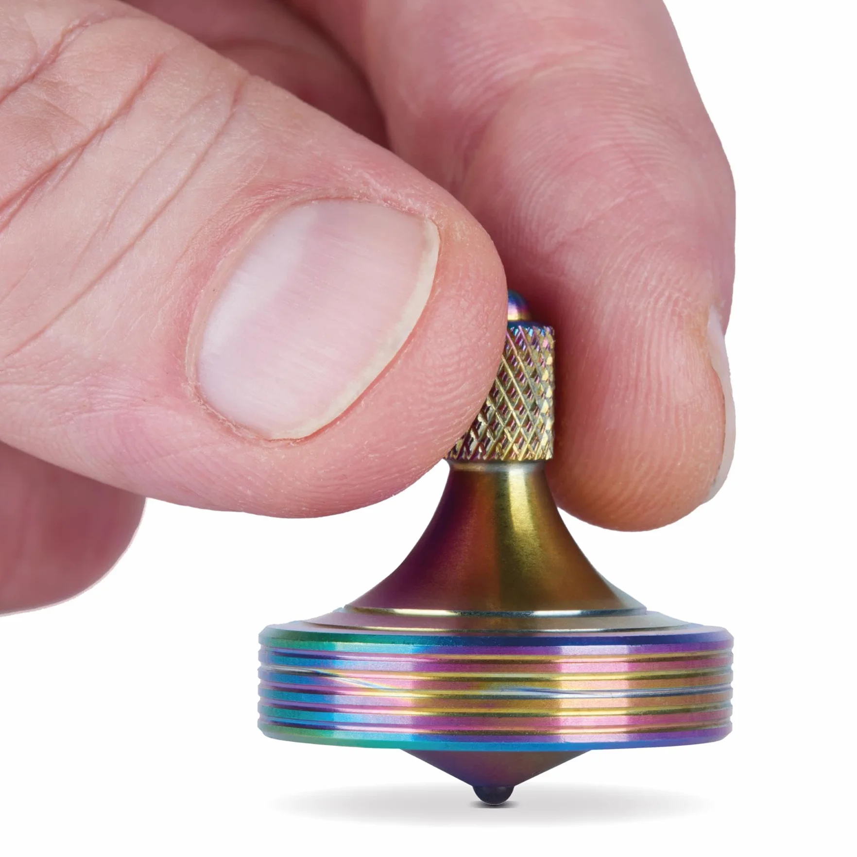 bopster Metalowy bączek fidget spinner 41 g wielokolorowy
