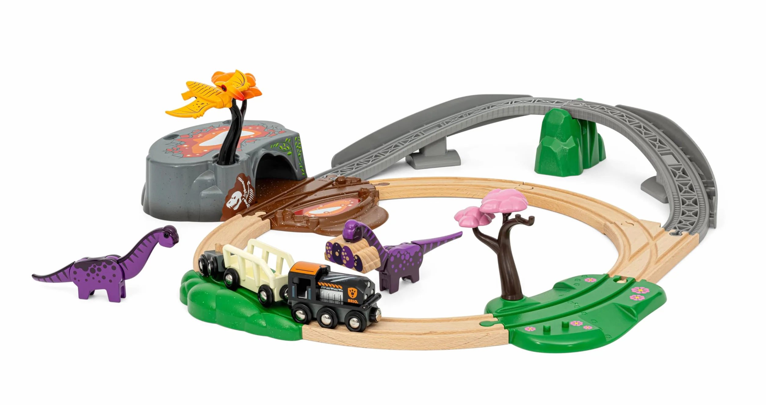 BRIO World Dinosaurier Abenteuer-Set