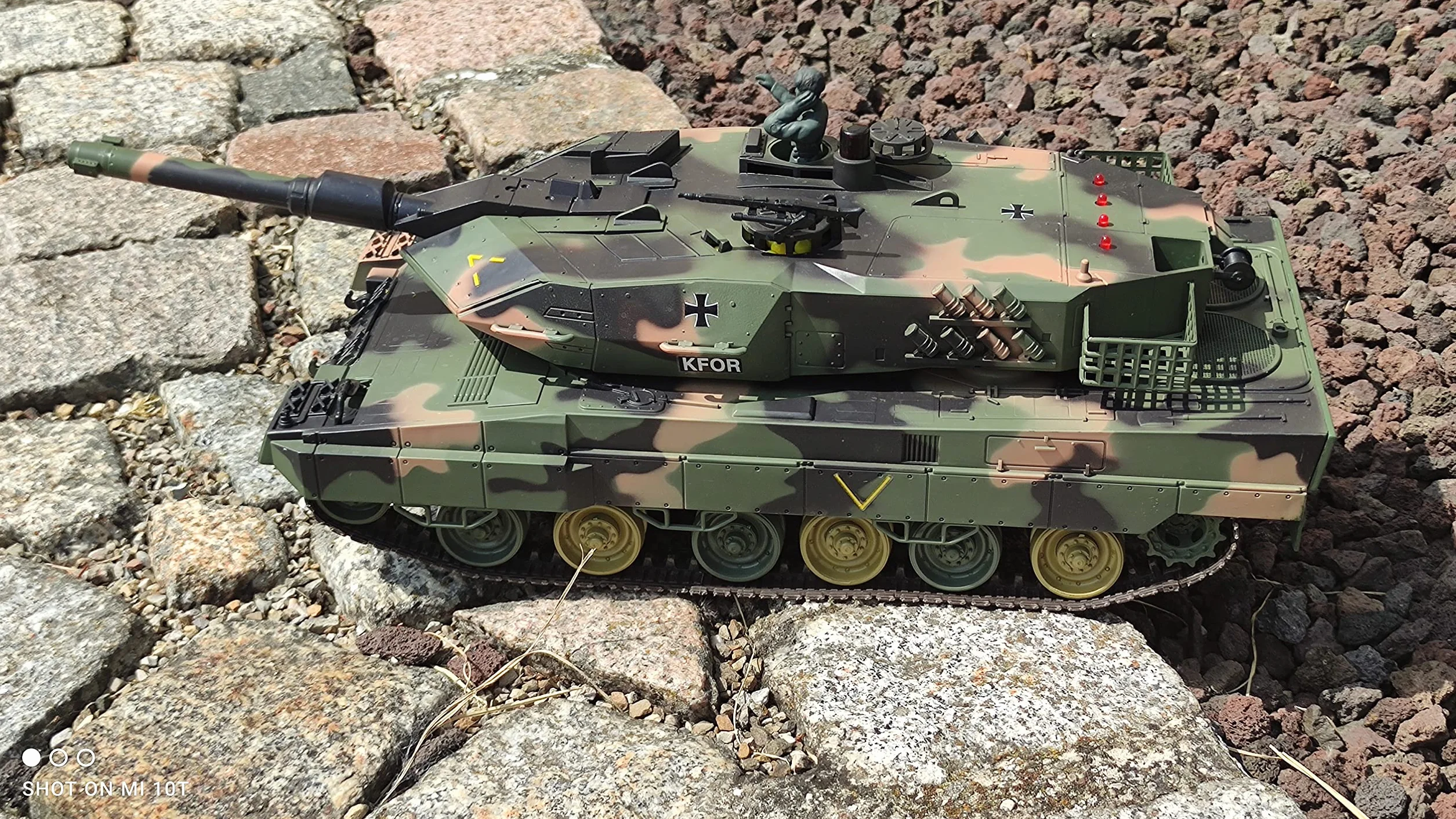 2-częściowy zestaw RC Leopard 2A5 czołg bojowy do wielu potyczek z podczerwienią i 6 mm strzałami Softair BB
