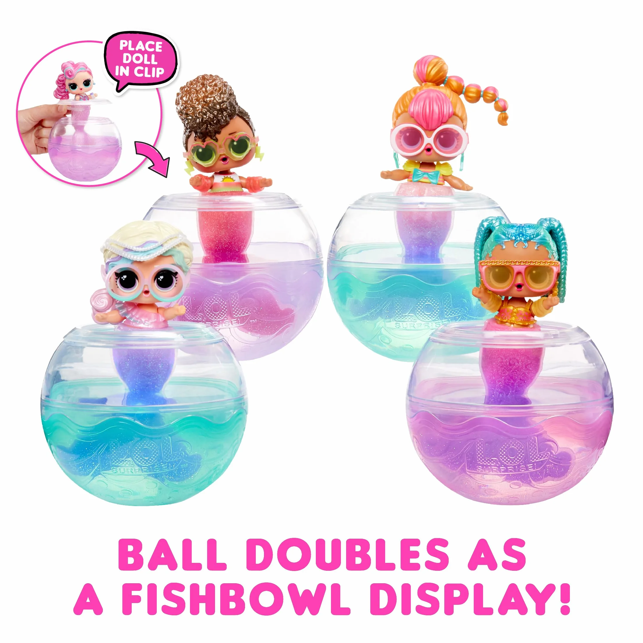 L.O.L. Surprise! Mermaids Tots - Modne Maluchy ze Zmieniającymi Kolor Ogonami - Odpowiednie dla Kolekcjonerów, Dziewczynek i Chłopców w Wieku 4+