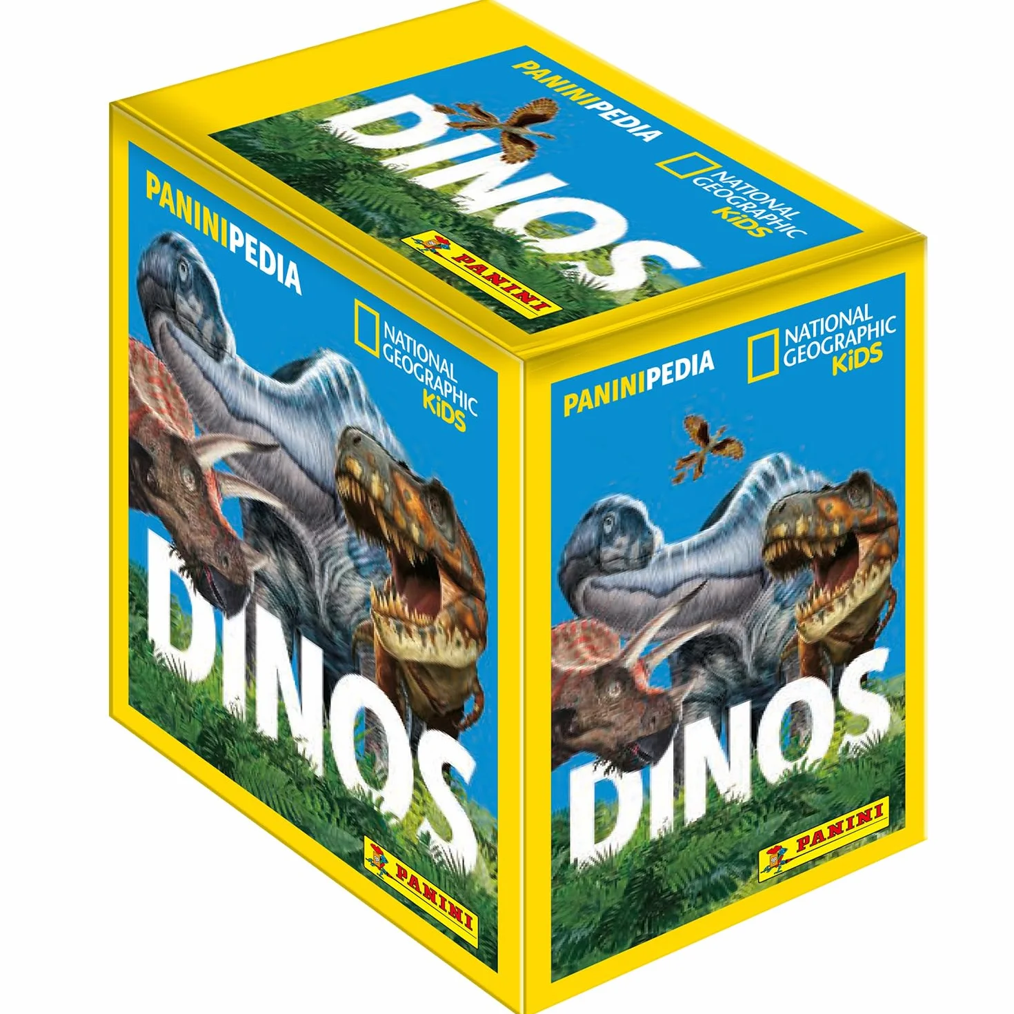 Panini DINOS NATIONAL GEOGRAPHIC KIDS PANINIPEDIA Pudełko z 36 kieszeniami