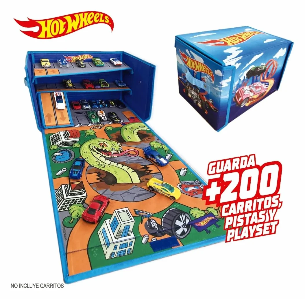 Hot Wheels Flex Cube playmat Garage Storage