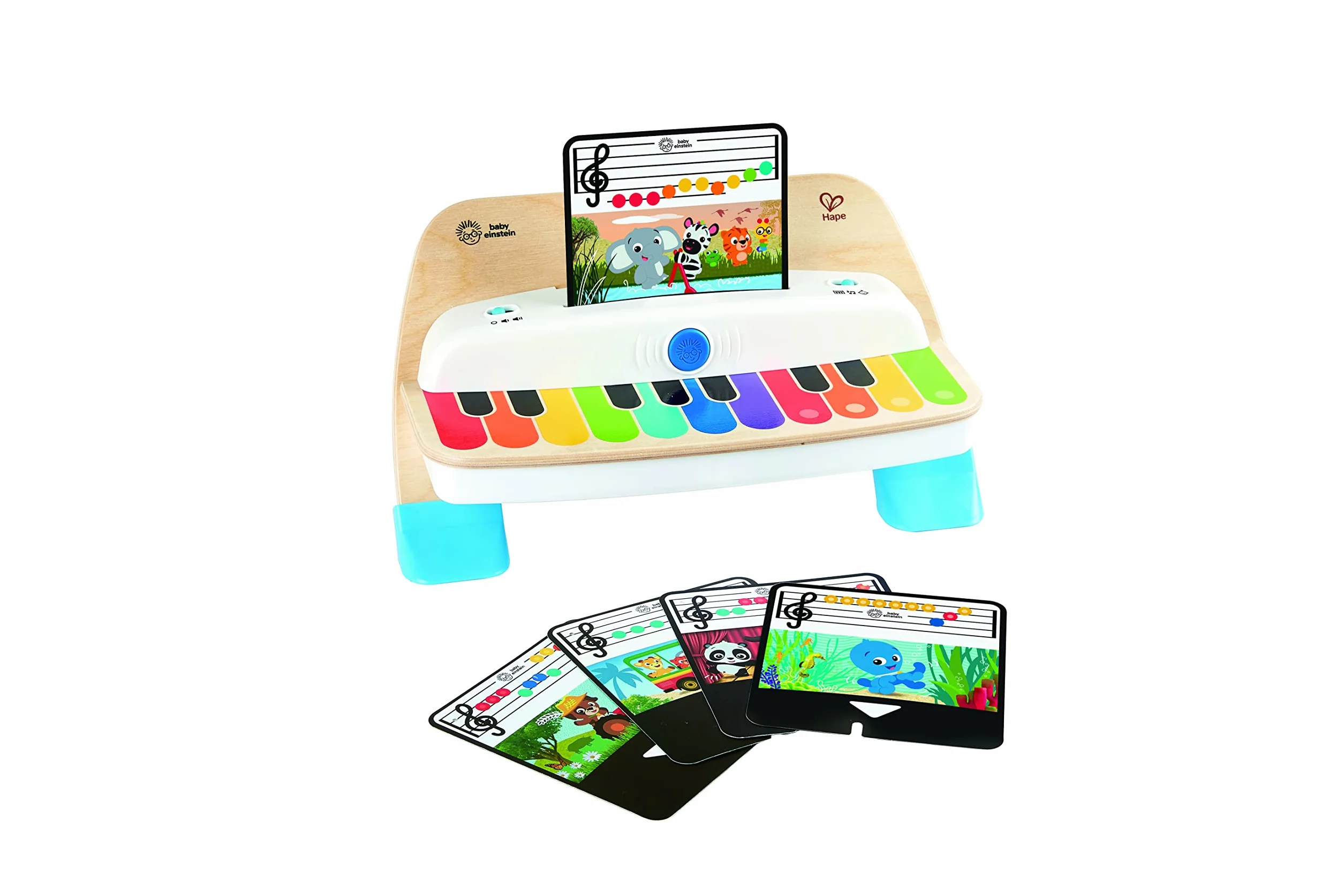 Hape Baby Einstein Magic Touch Drewniany Fortepian 11-klawiszowy Zabawka Muzyczna dla Malucha 6m+