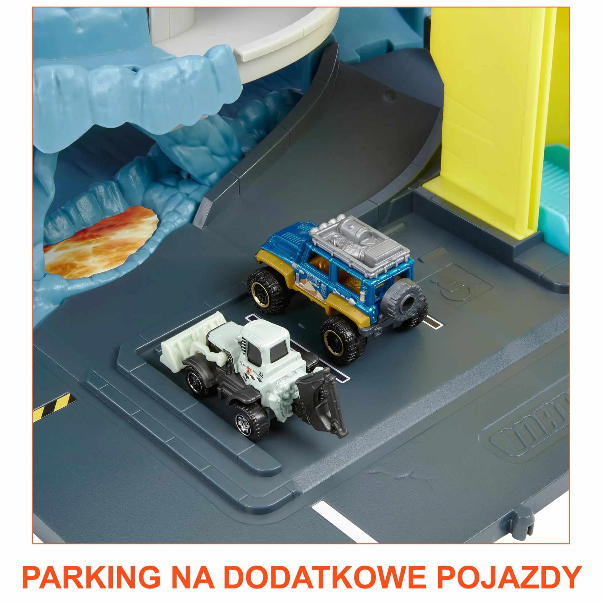 Matchbox Action Drivers Prawdziwe Przygody Wulkan Zestaw z 1 pojazdem HHW21
