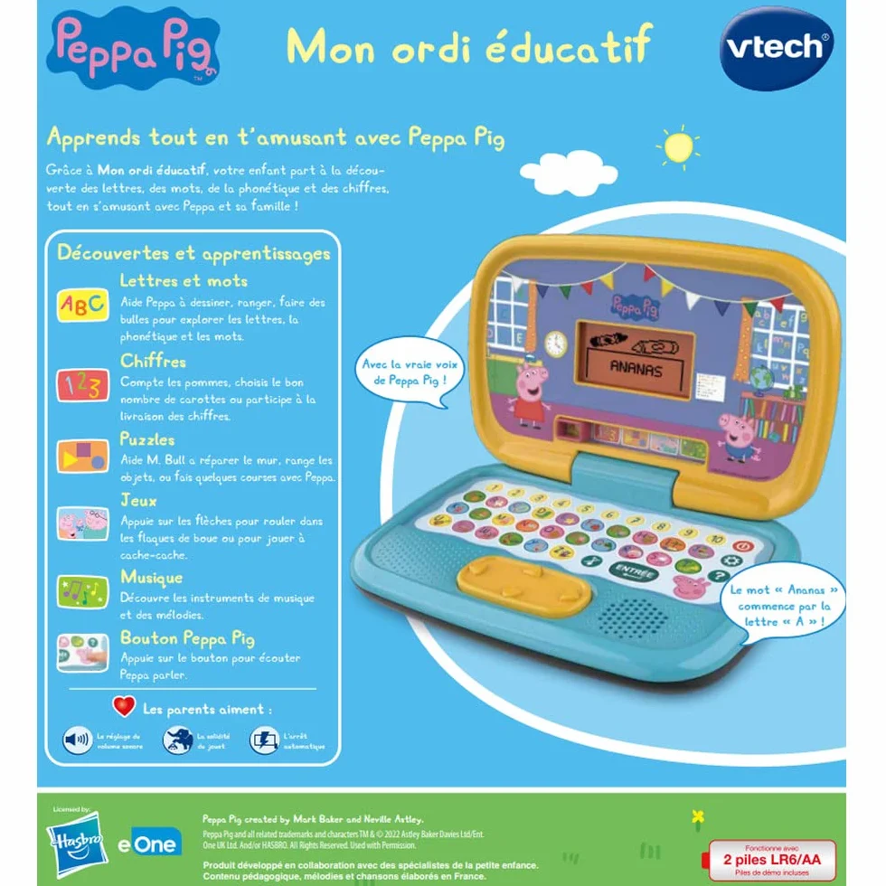 VTech Peppa Pig Komputer Dziecko Wielokolorowy