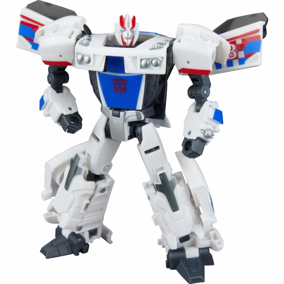 Smokescreen z kolekcji Transformers: Age of the Primes, 13-centymetrowa przekształcająca się figurka klasy Deluxe, zabawkowe roboty dla dzieci w wieku od 8 lat