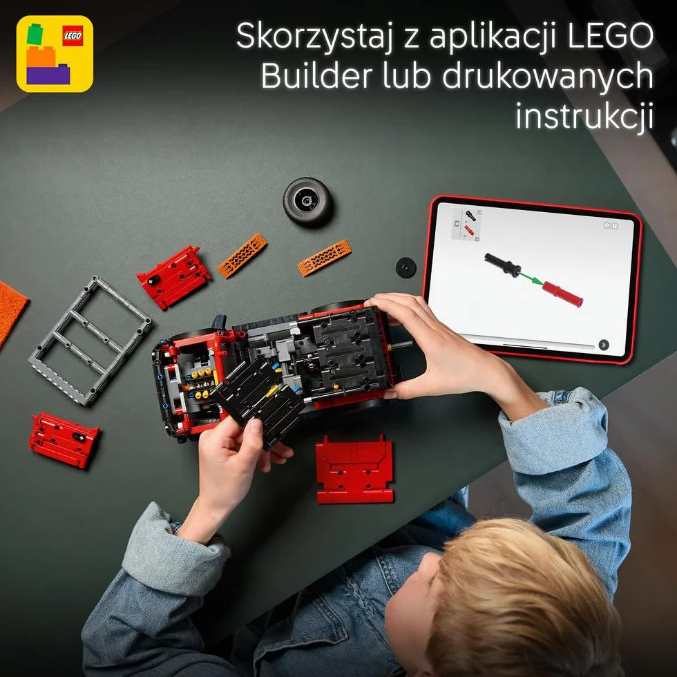 LEGO Technic SUV Ford Bronco, model samochodu do składania dla 9-latka, zabawka konstrukcyjna dla chłopców, dziewczynek i fanów motoryzacji, pomysł na prezent dla dziecka i ozdoba do pokoju 42213