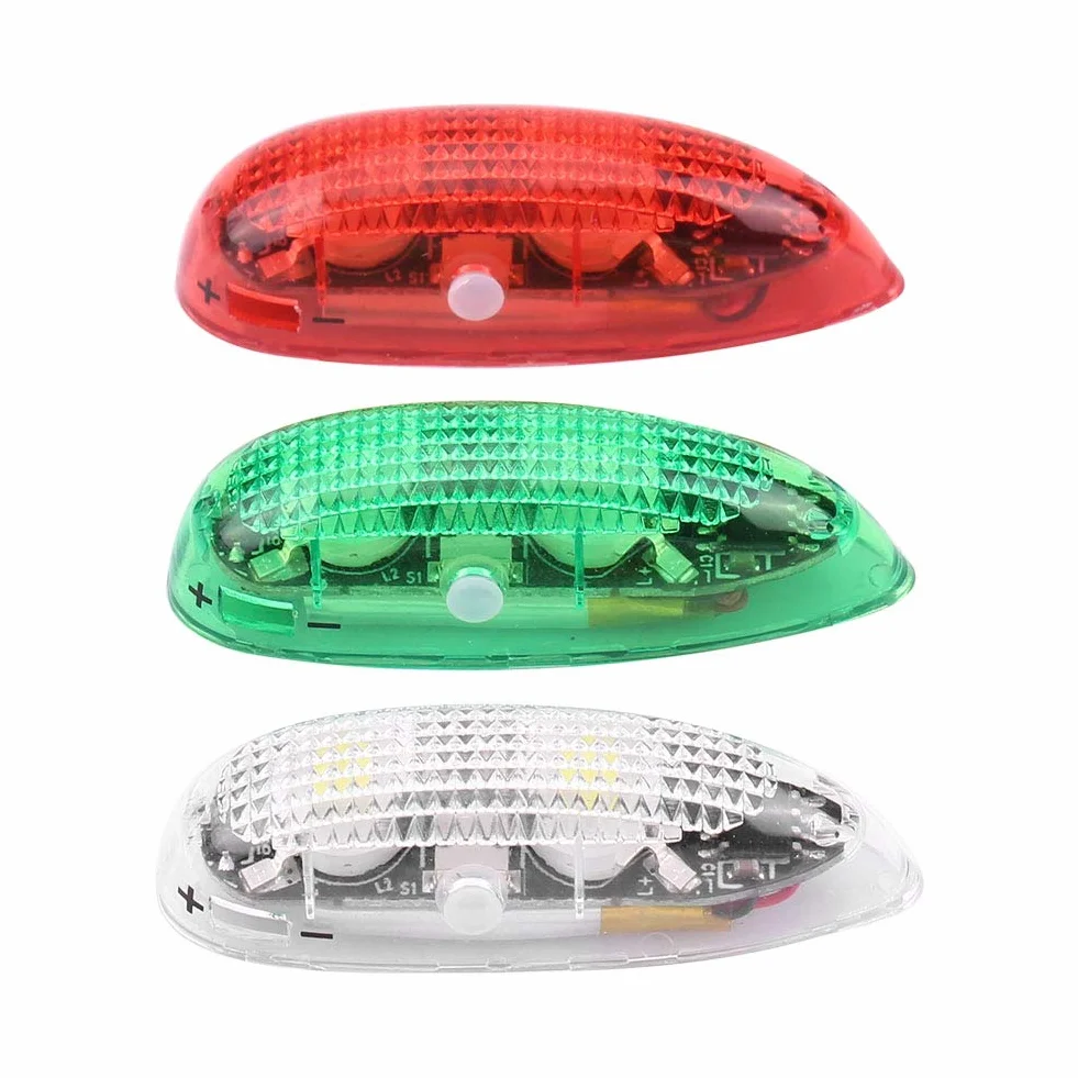 Zestaw oświetlenia LED RC Drone Bezprzewodowe czerwone zielone białe lampy błyskowe LED do RC Fix Wing samolot helikopter 3 szt./zestaw