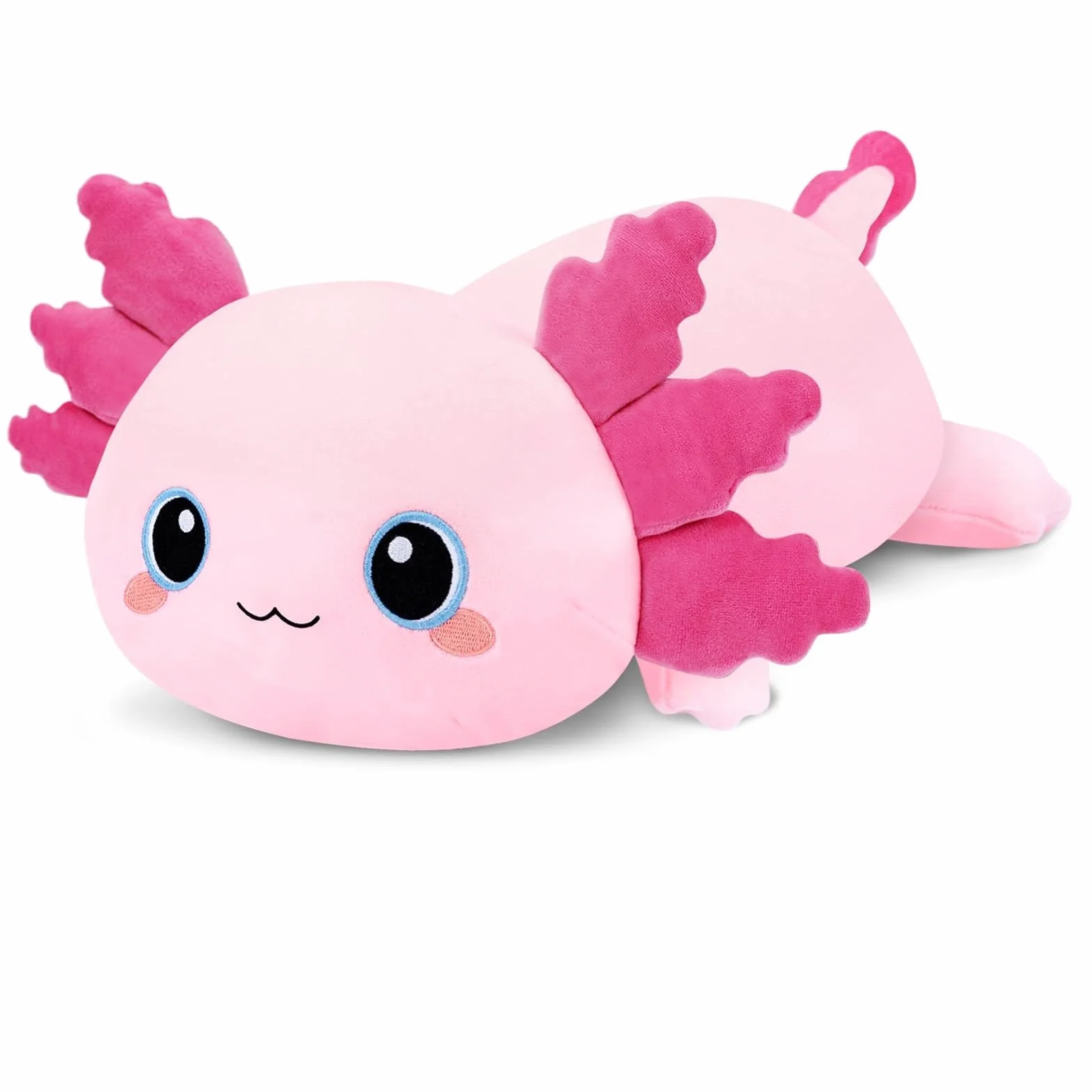 SQEQE Maskotka Axolotl, Kawaii pluszowa zabawka o wadze, miękka pluszowa zabawka jako prezent dla dzieci i dorosłych, 60 cm
