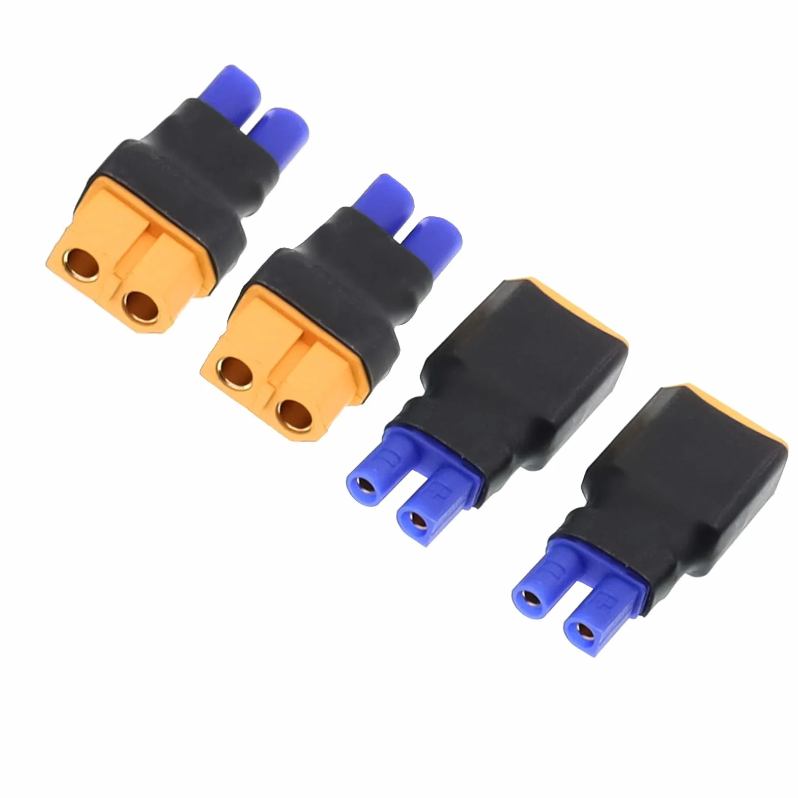 2 pary EC2 do XT60 męskie żeńskie złącza do drona samochodowego RC FPV Lipo NiMH ładowarka ESC