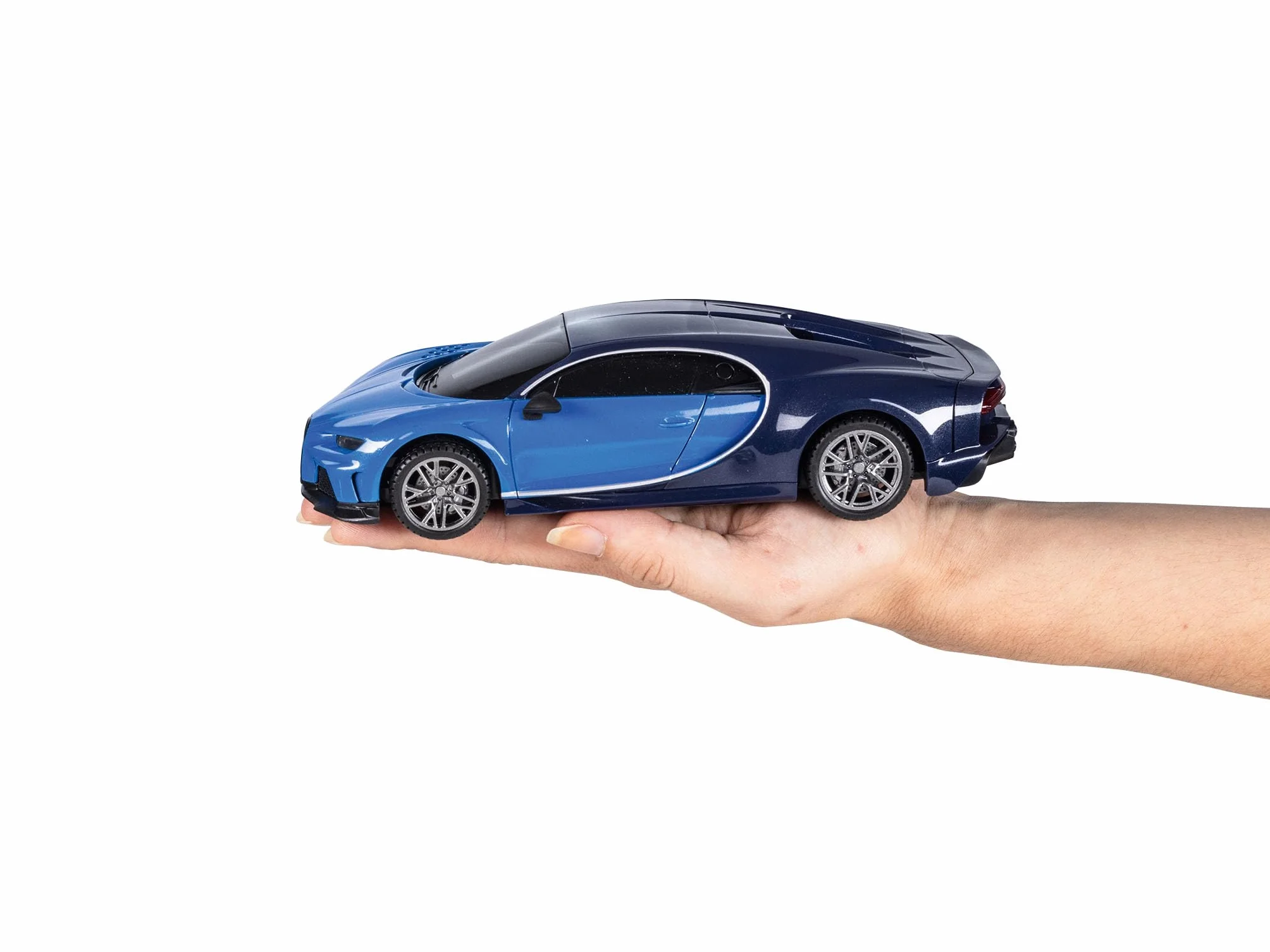 Revell Control I RC Scale Car Bugatti Chiron I skala 1:24 I pilot zdalnego sterowania 2,4 GHz, przednie oświetlenie LED, prędkość 10 km/h, długość 198 mm, od 8 lat
