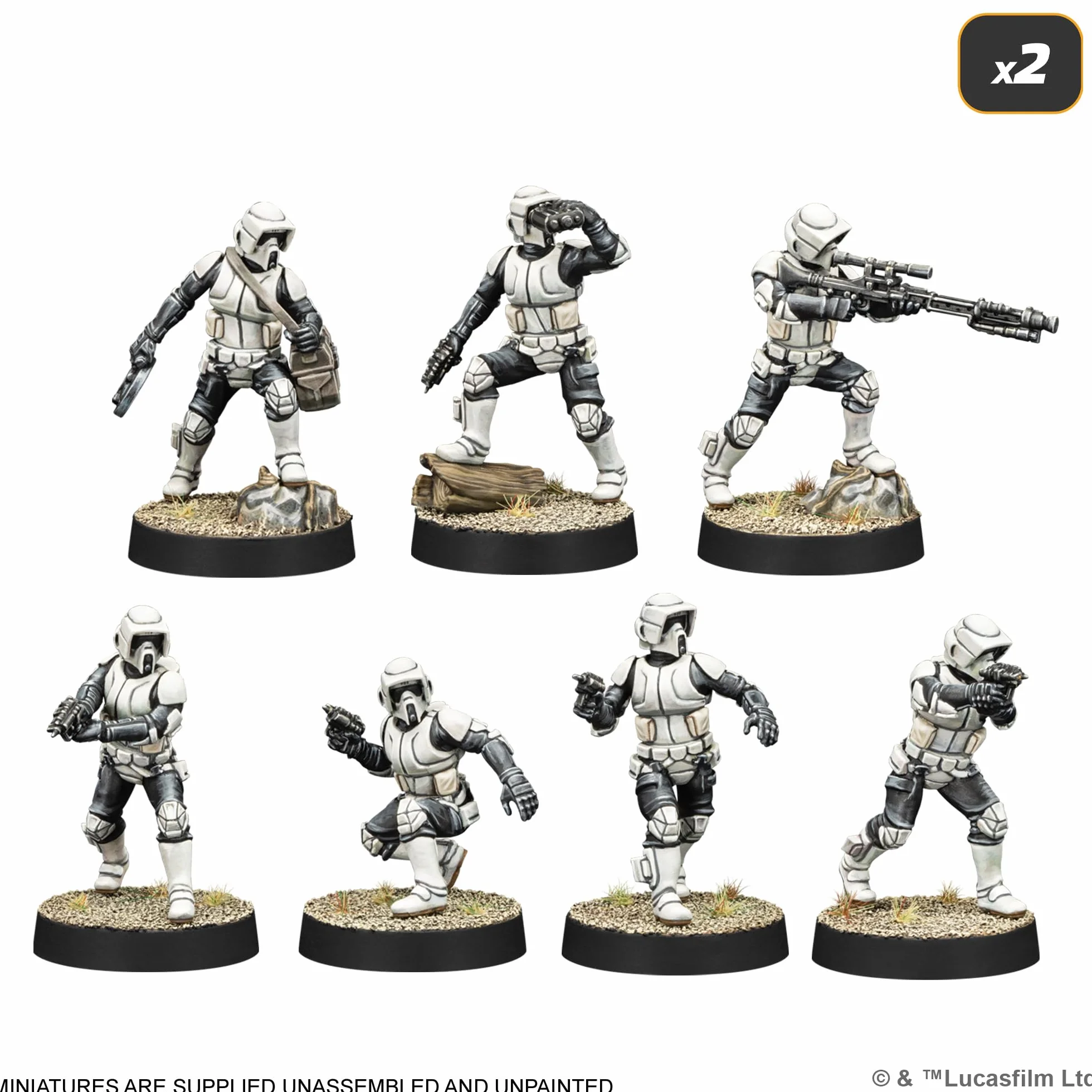 Star Wars: Legion Galactic Empire Starter Set Atomic Mass Games gra planszowa 2 graczy 14+ lat 120-180 minut niemiecki wielojęzyczny